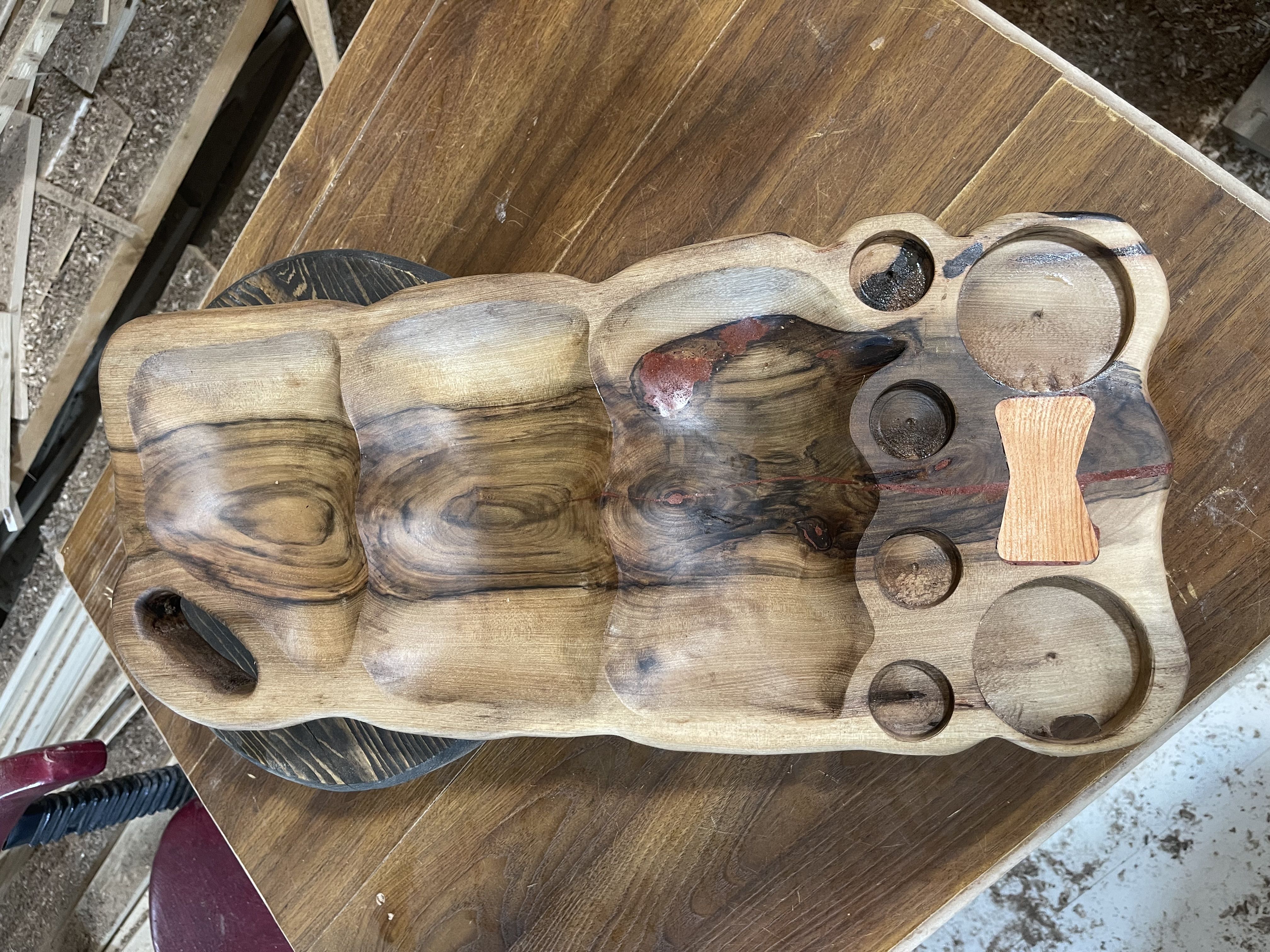 ظروف چوبى دست ساز و زيبا