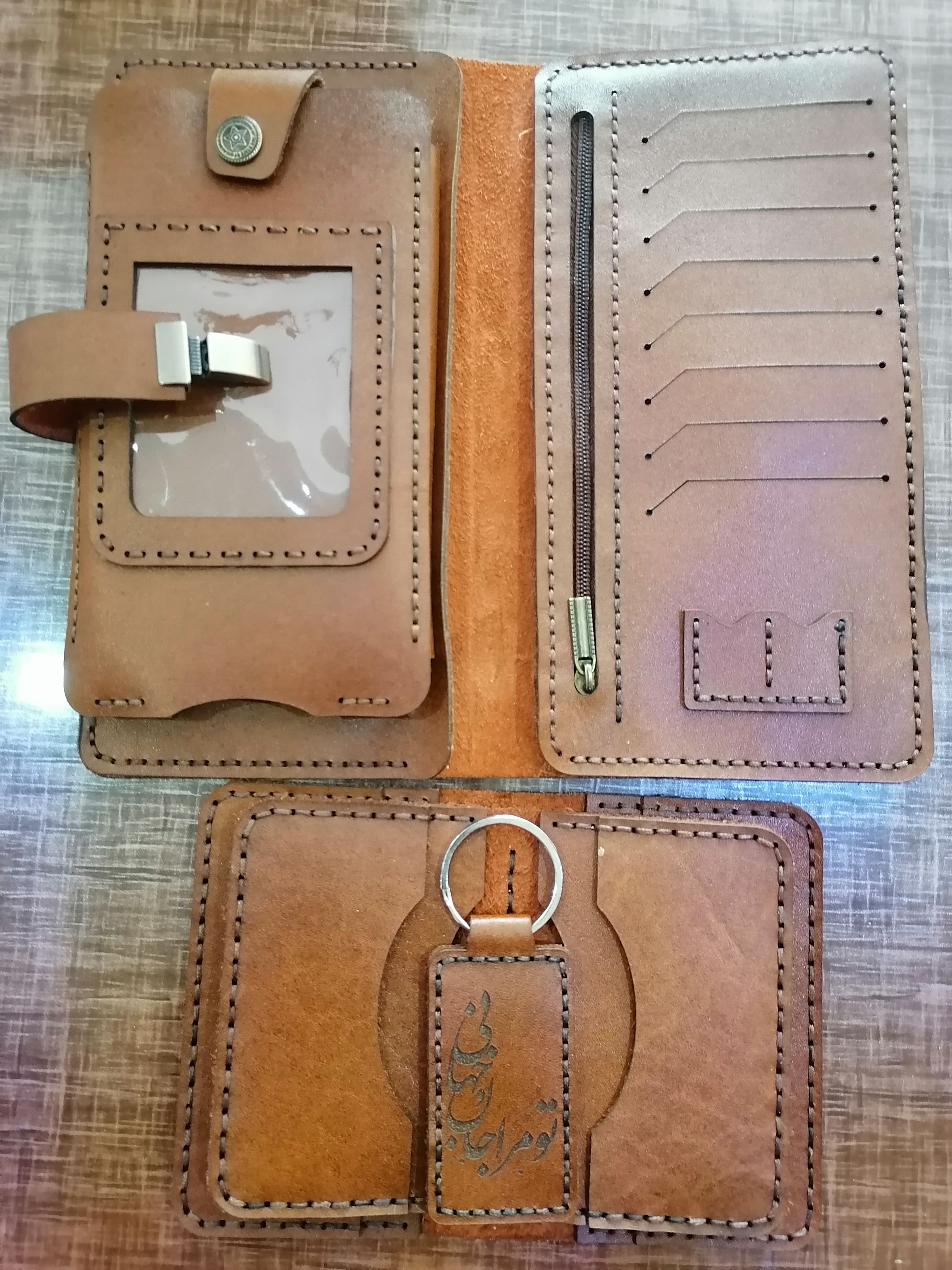 Natural handmade leather
