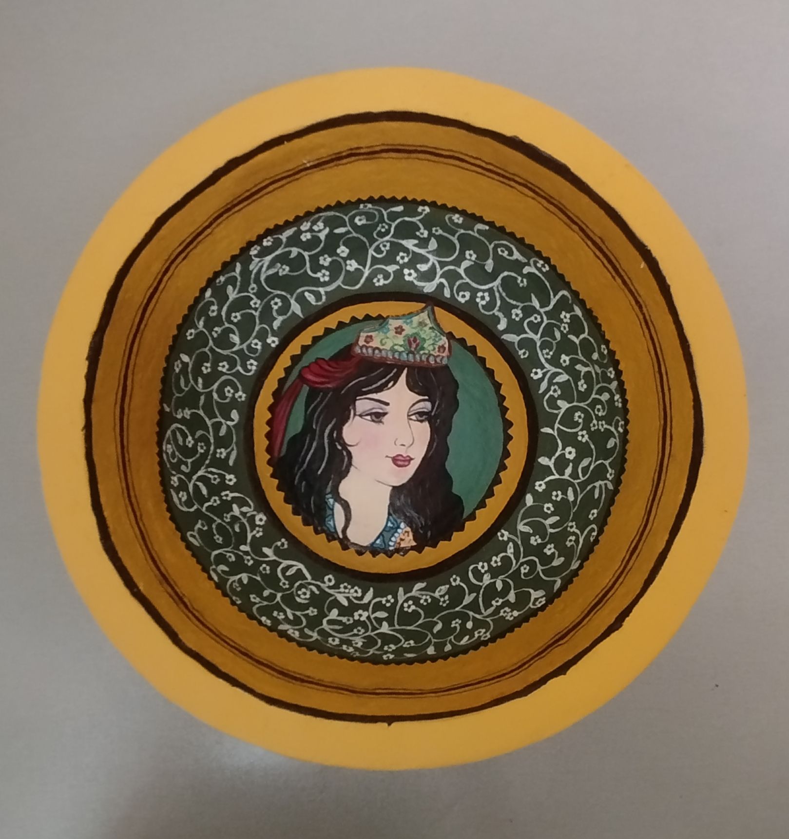 کاسه دست ساز پاپیه ماشه