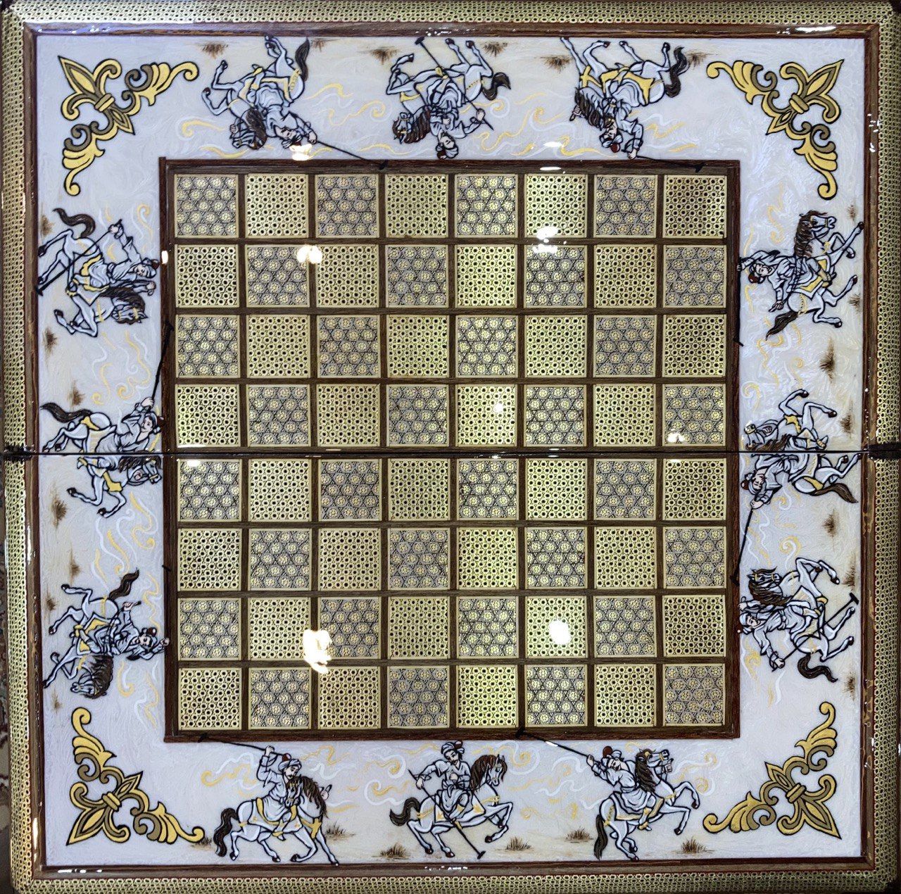 صنایع دستی خاتم کاری تخته نرد