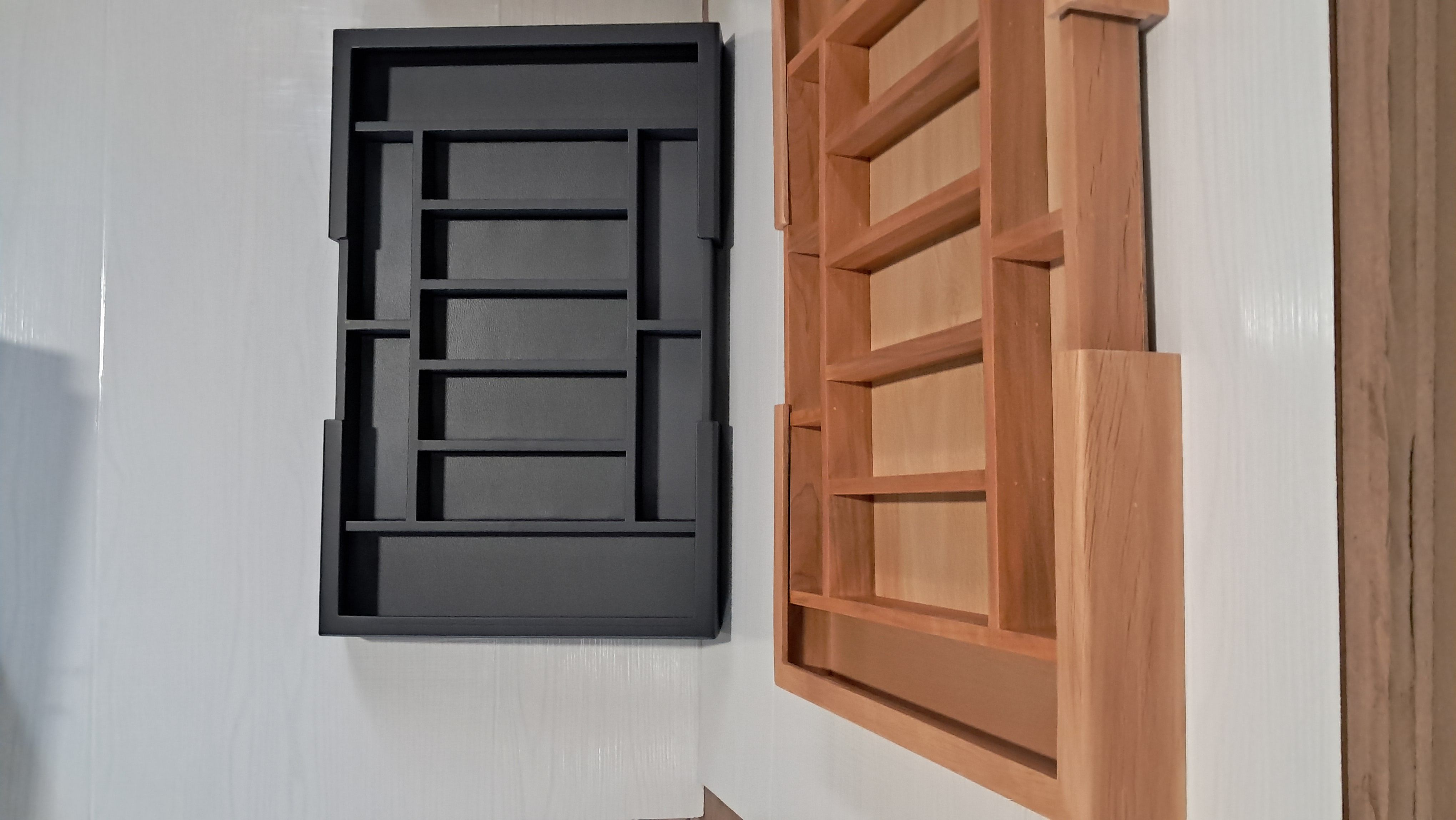 جا قاشقی چرم و چوب ضد آب