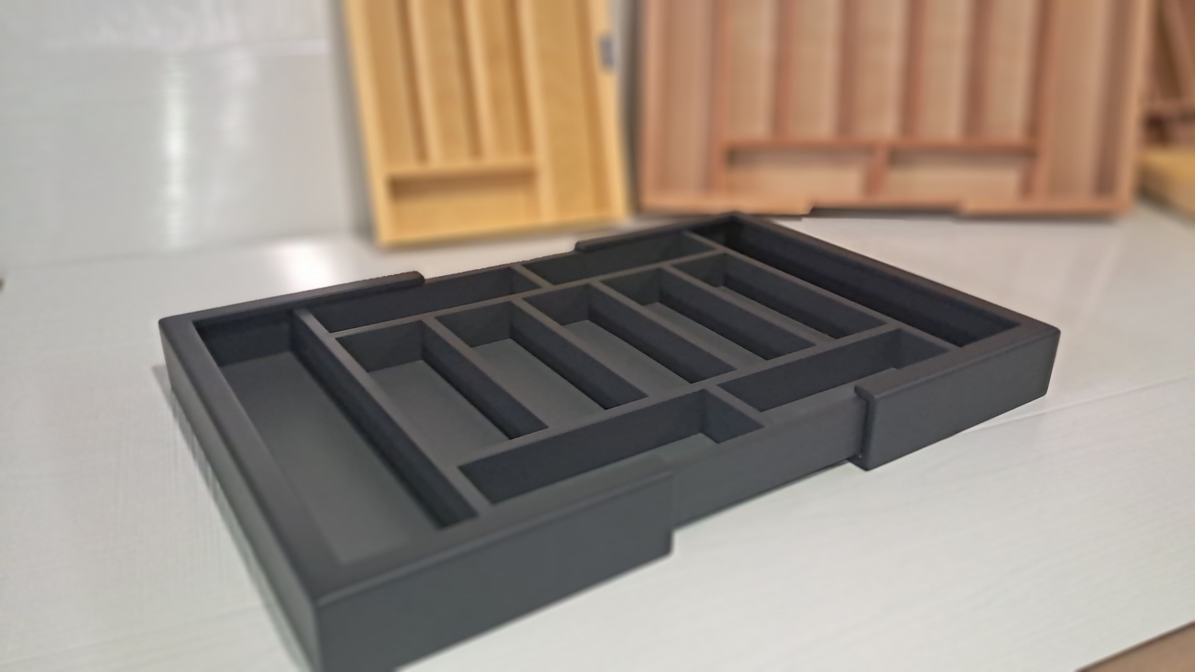 جا قاشقی چرم و چوب ضد آب