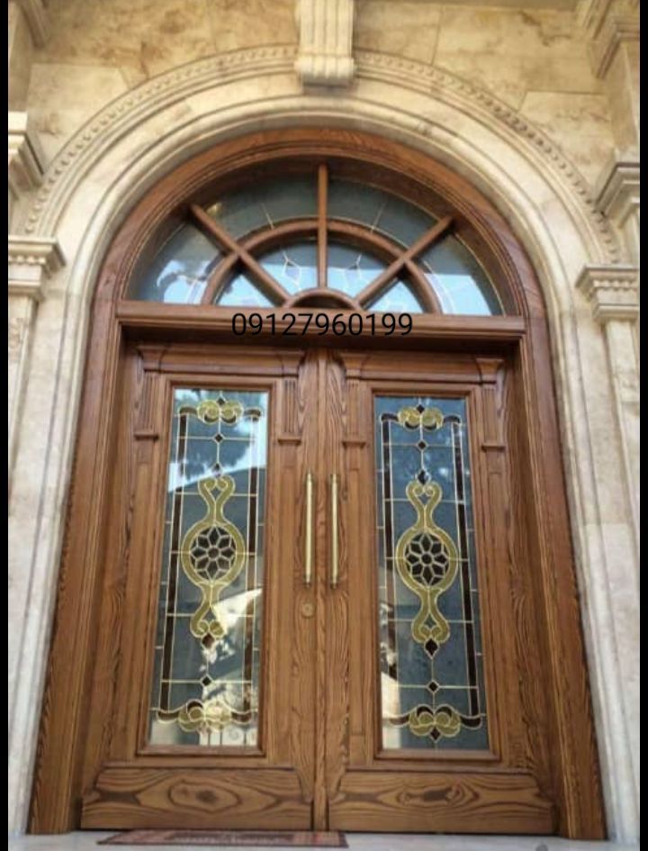 درب‌لابی درب‌‌وپنجره‌چوبی‌ درب‌مسجدی