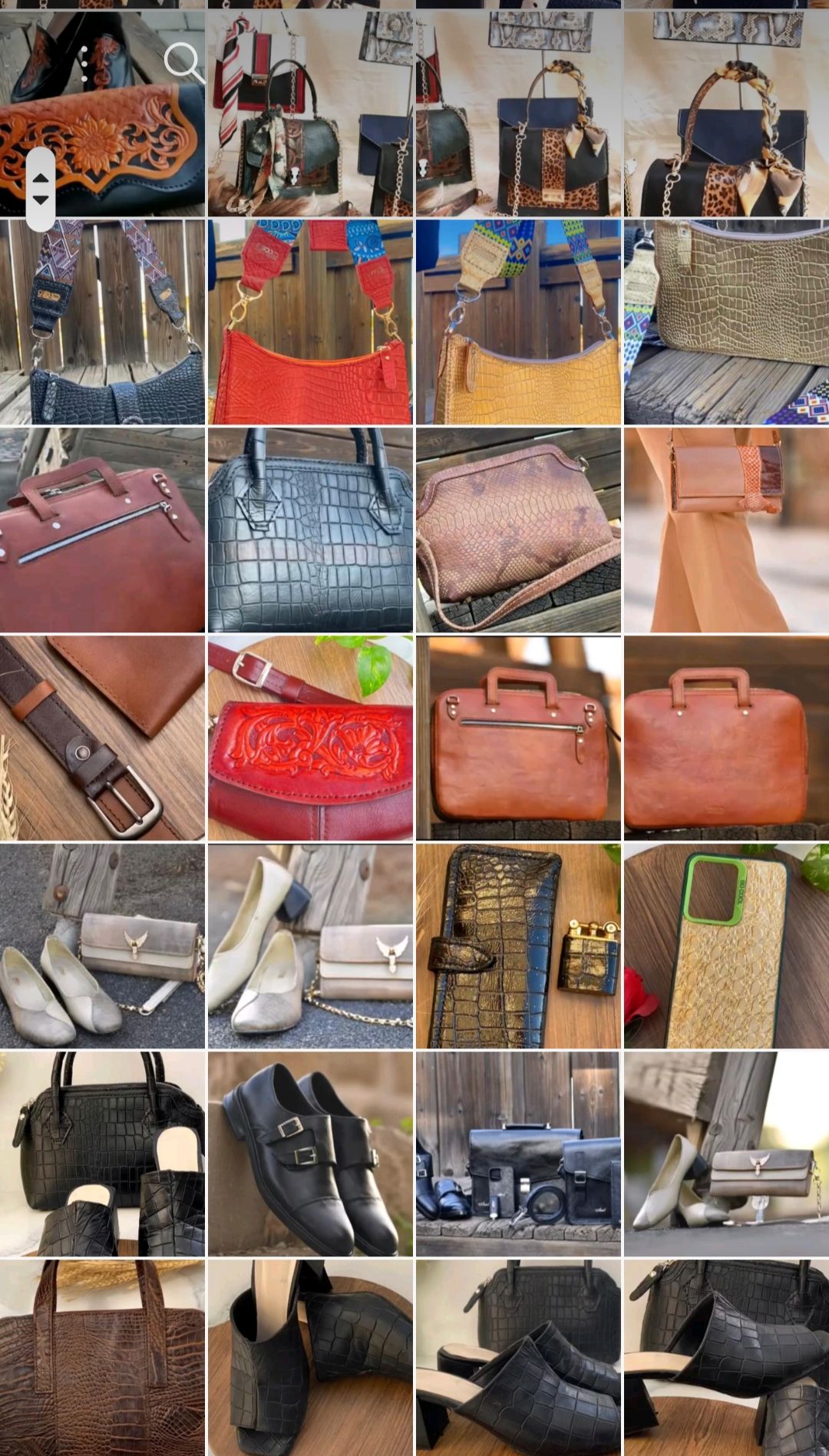 کیف و کفش چرم طبیعی دست ساز 