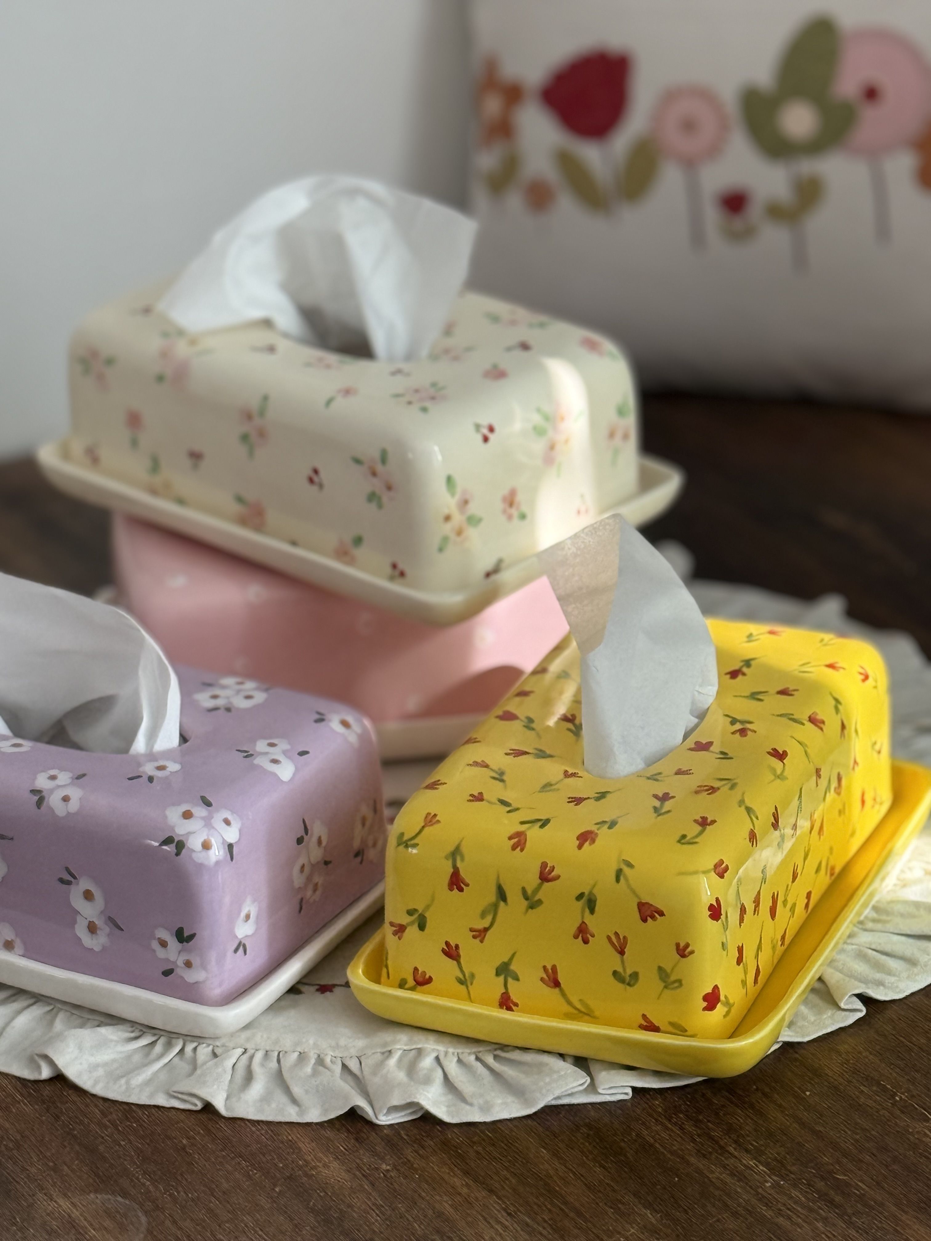 فروش جعبه دستمال کاغذی سرامیکی 