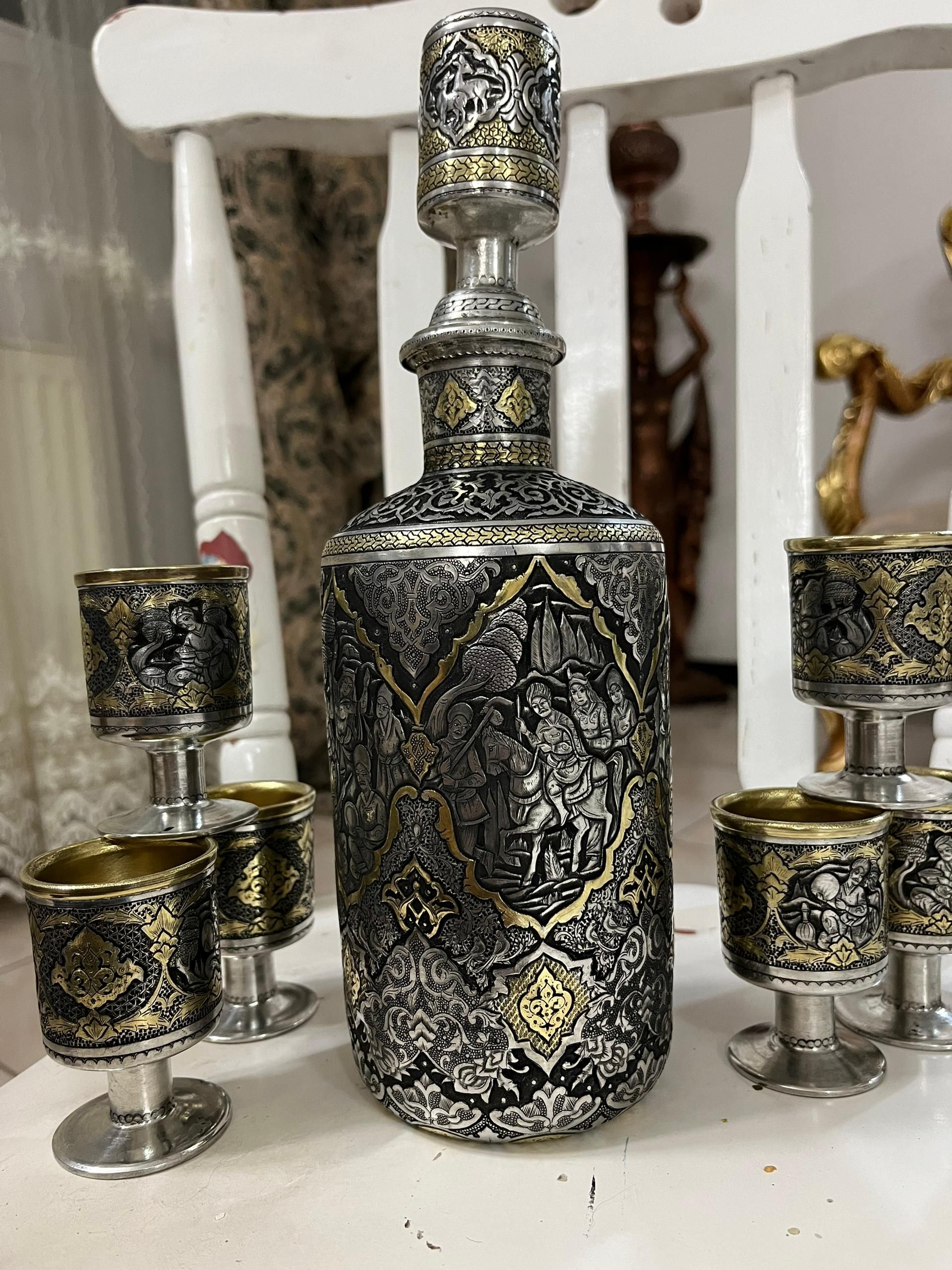 تنگ و گیلاس قلمزنی