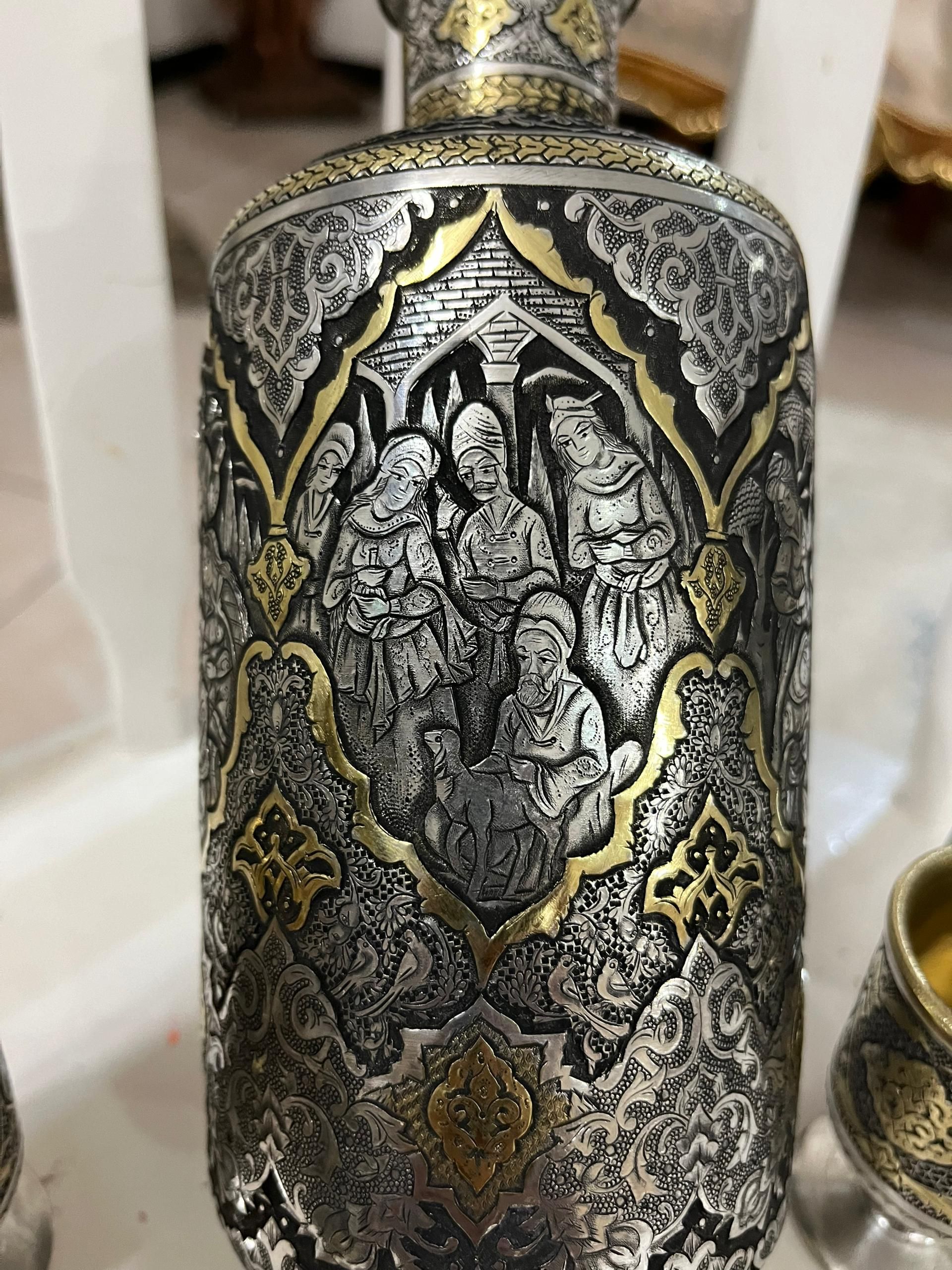 تنگ و گیلاس قلمزنی