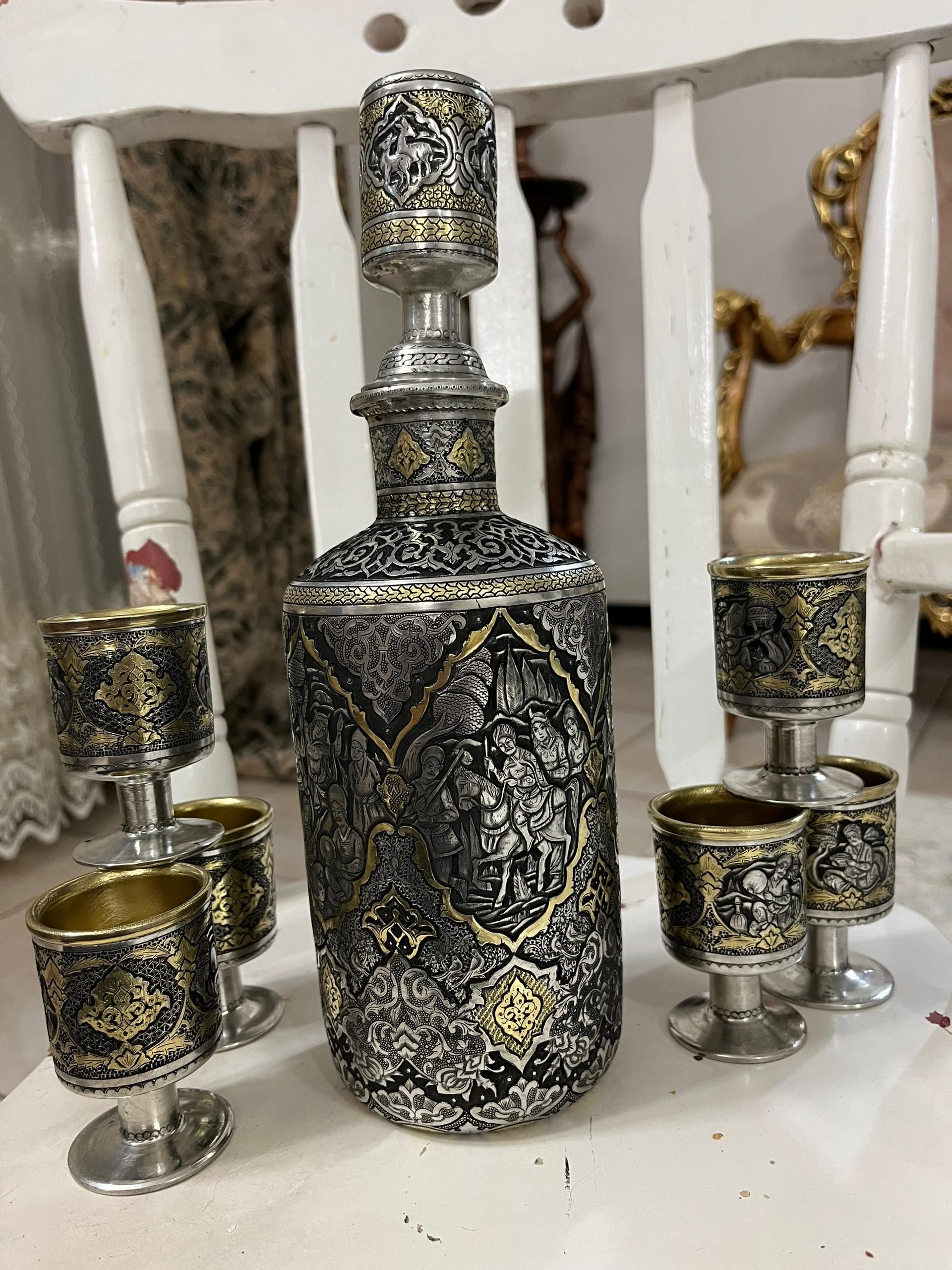 تنگ و گیلاس قلمزنی