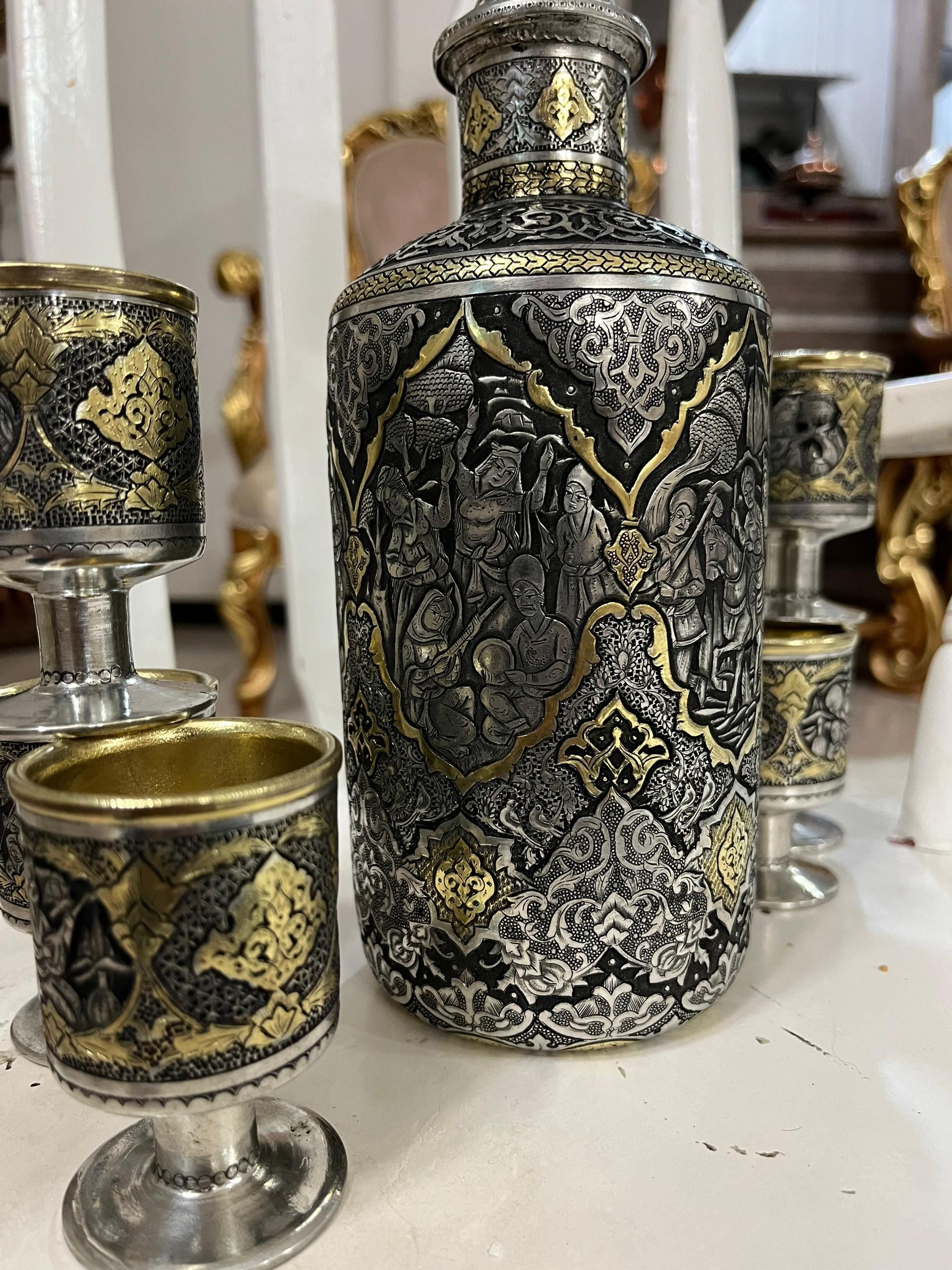 تنگ و گیلاس قلمزنی