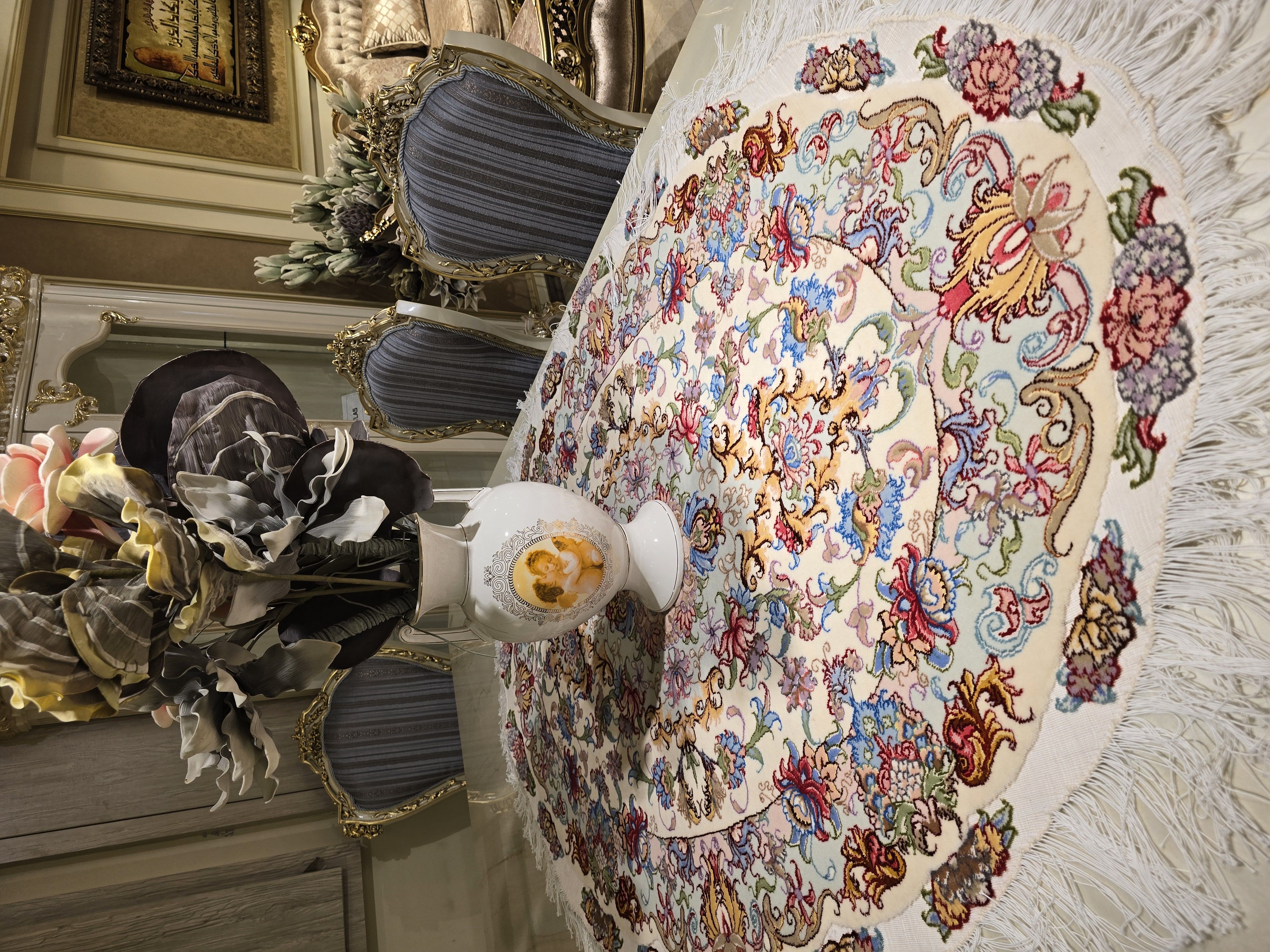 فرش رومیزی دستباف 