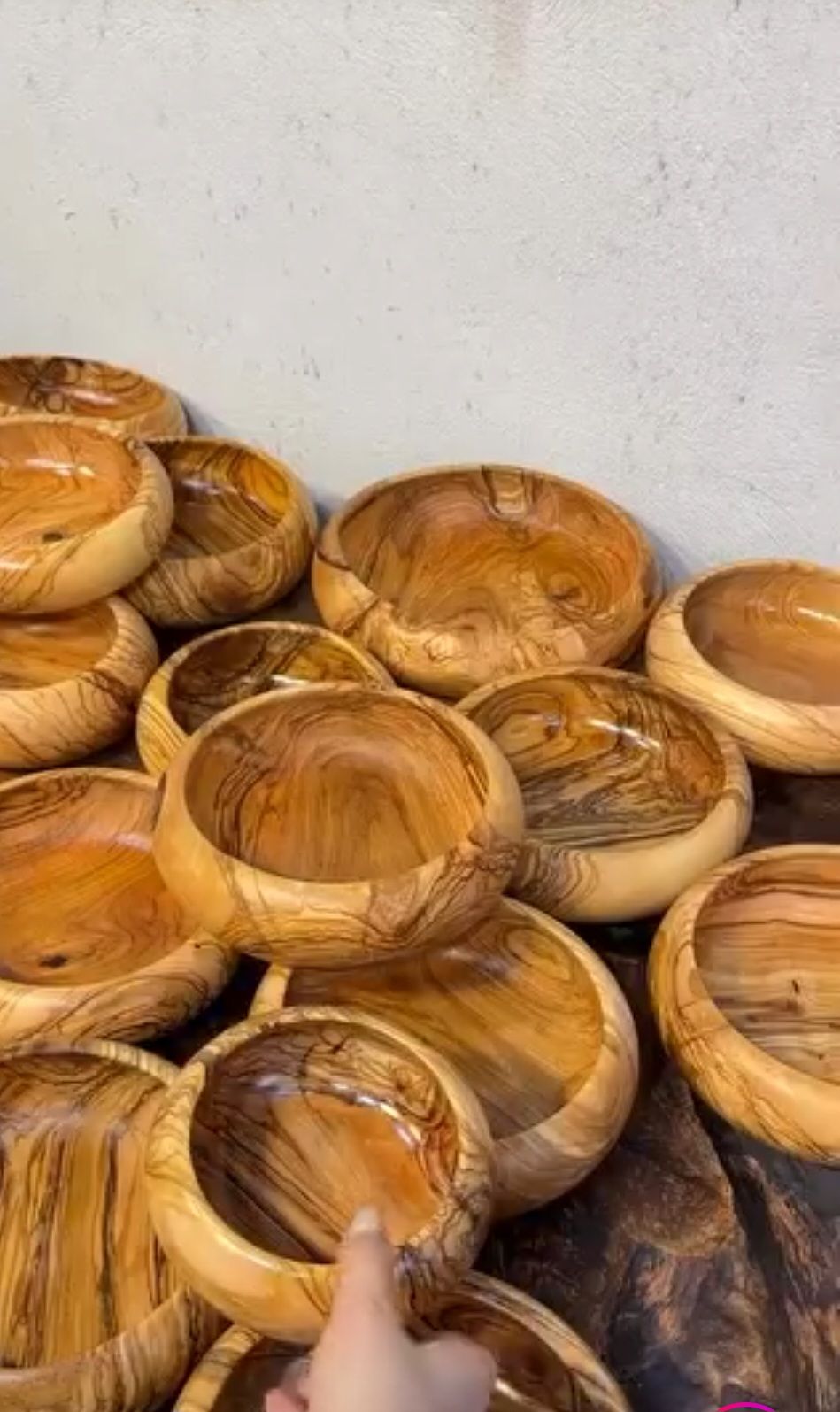 ظروف چوبی دست ساز عمده