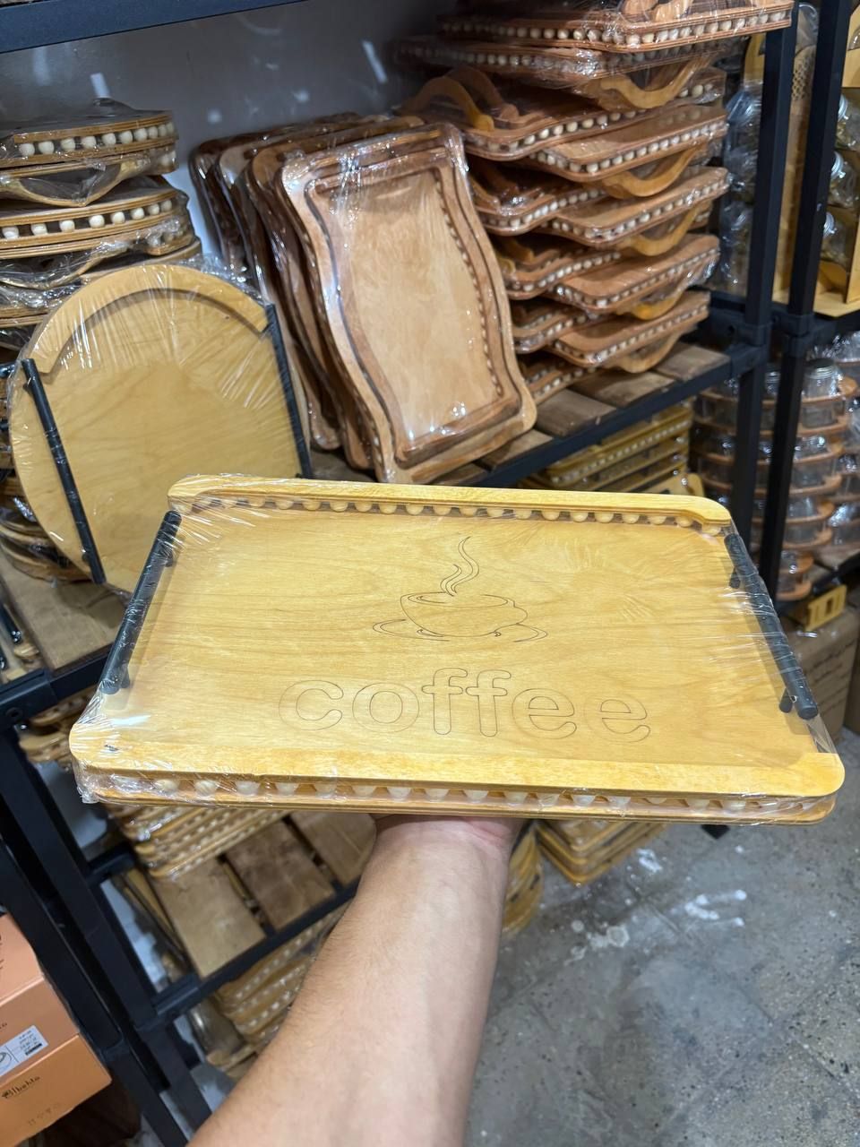 ظروف سرو پذیرایی چوبی 