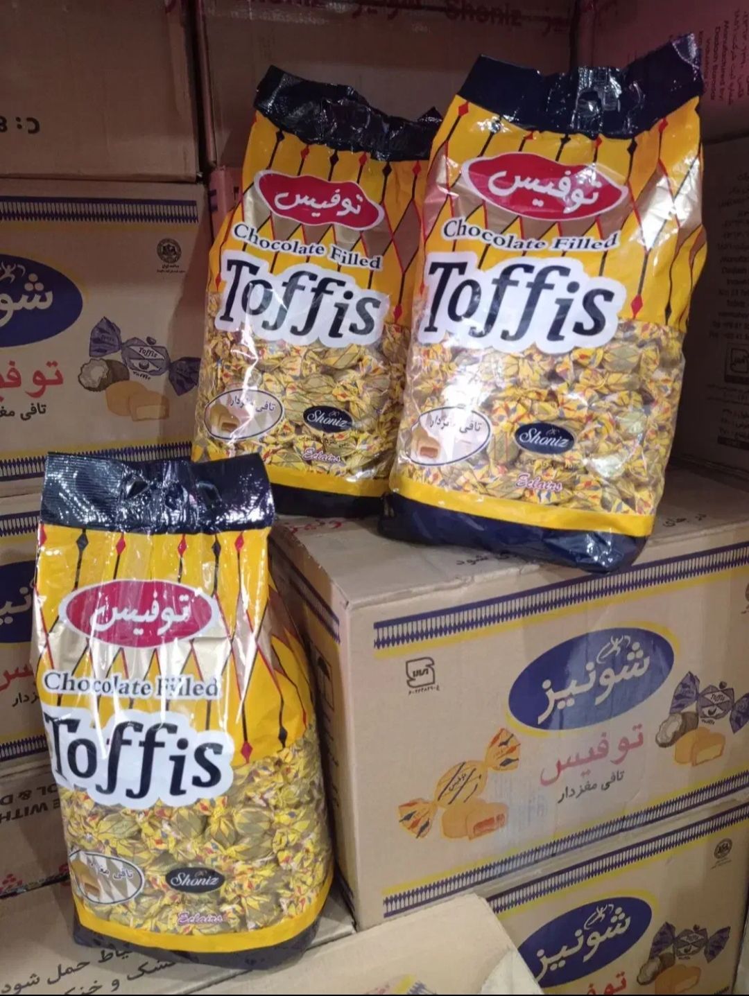تافی شکلات آبنبات تلخ 