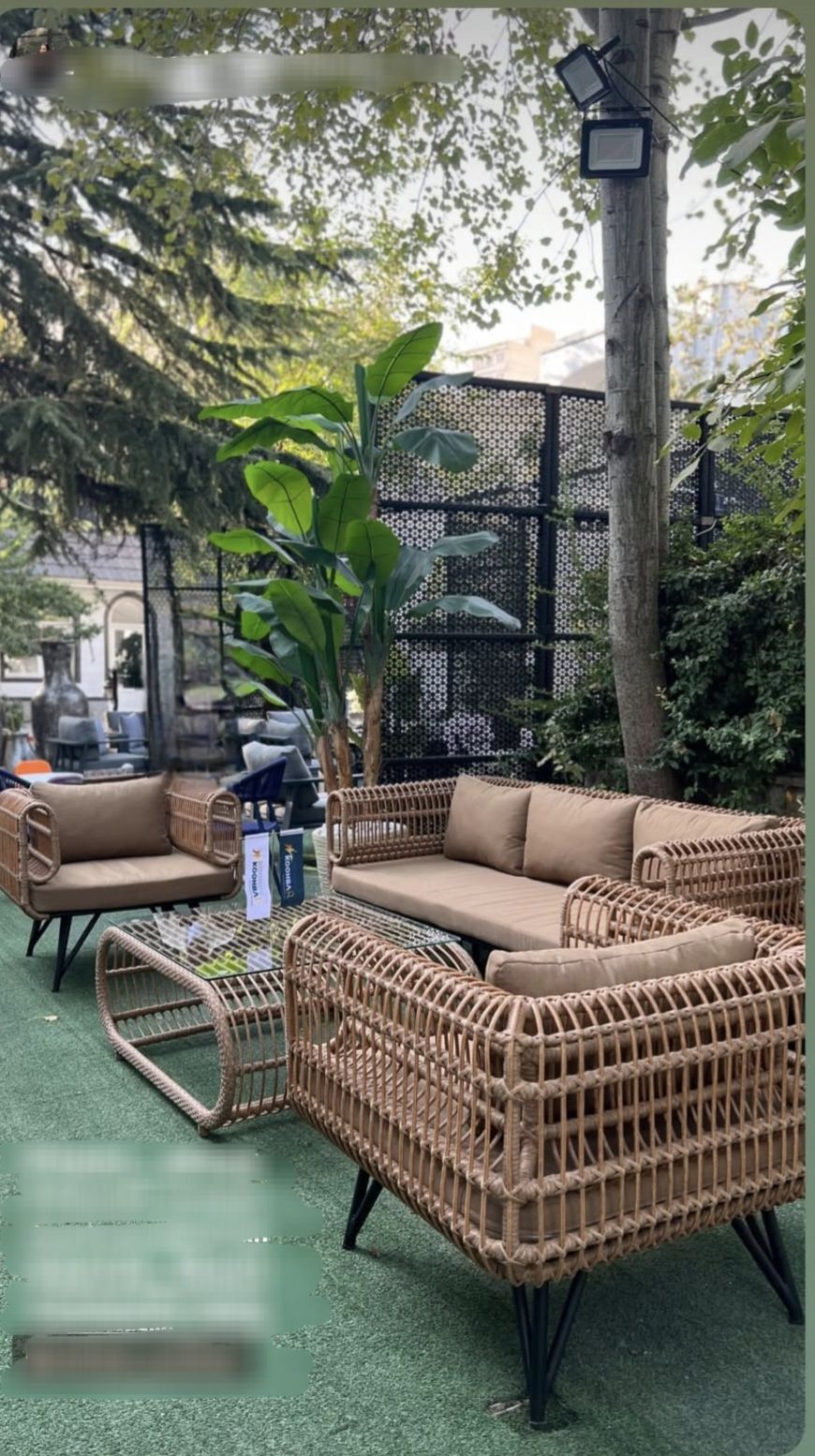مبلمان فضای باز 