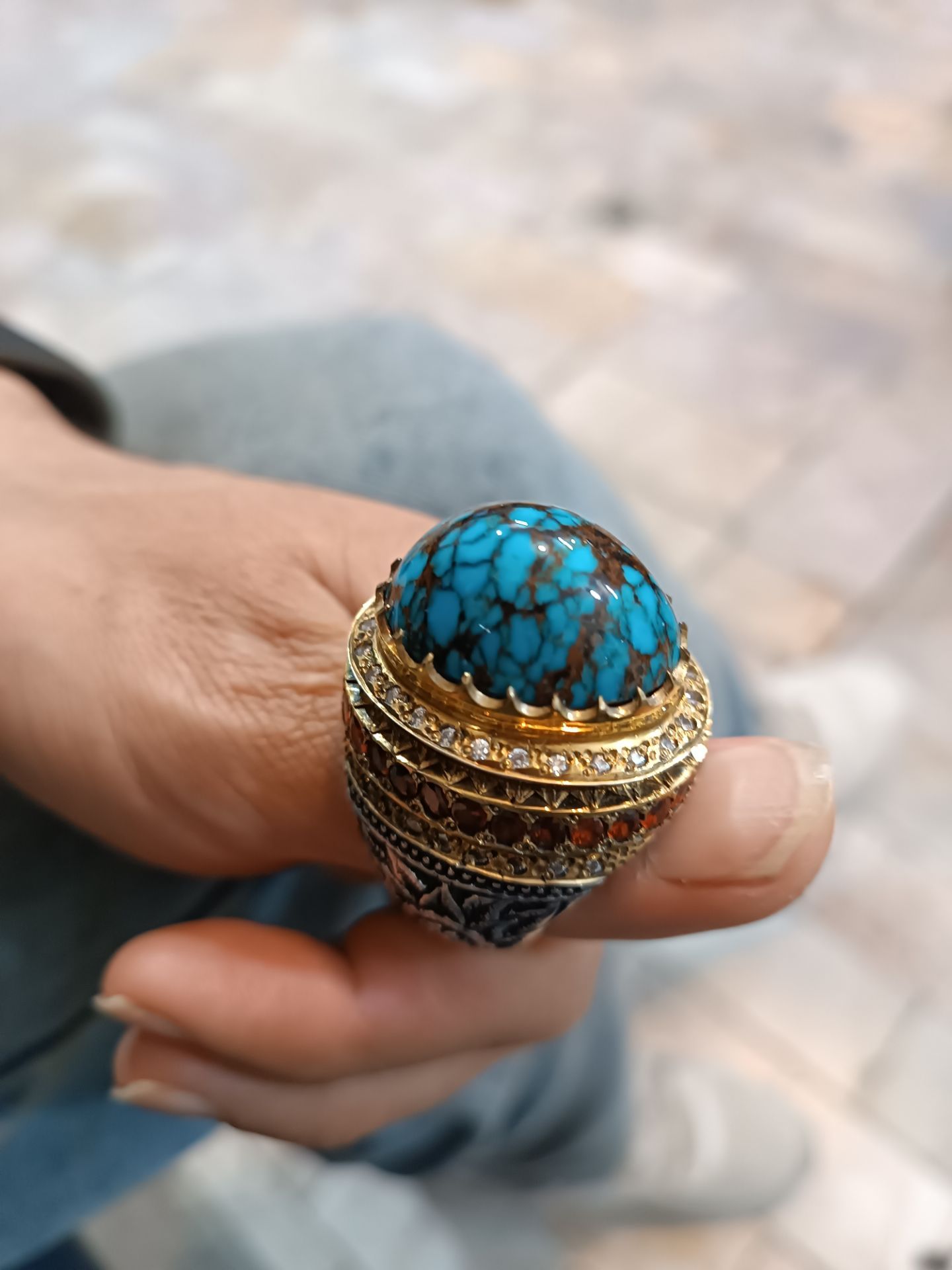 انگشتر فیروزه نیشابور