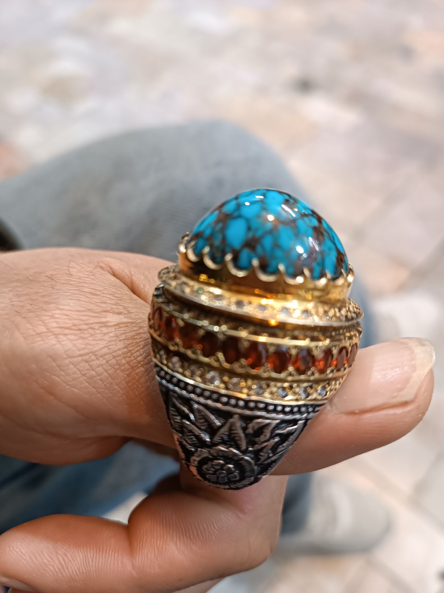 انگشتر فیروزه نیشابور