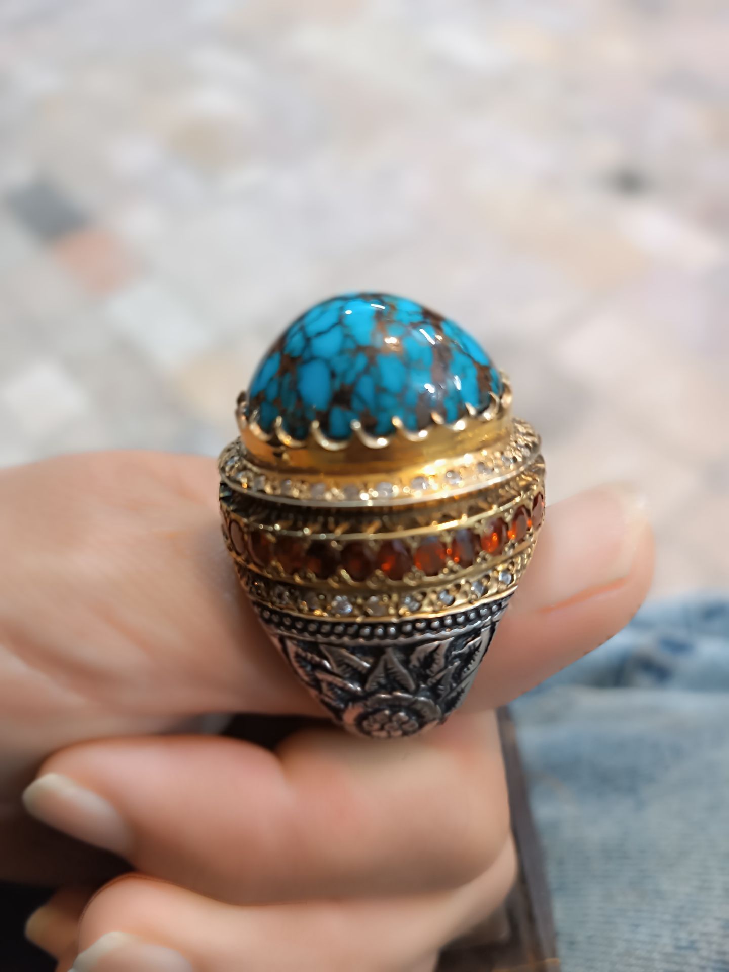 انگشتر فیروزه نیشابور