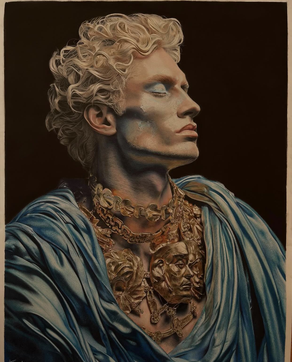 تابلو مدادرنگی کار دست 