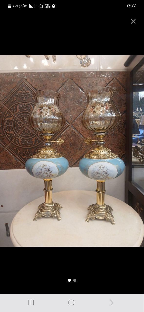 شمعدان و شکلات خوری 