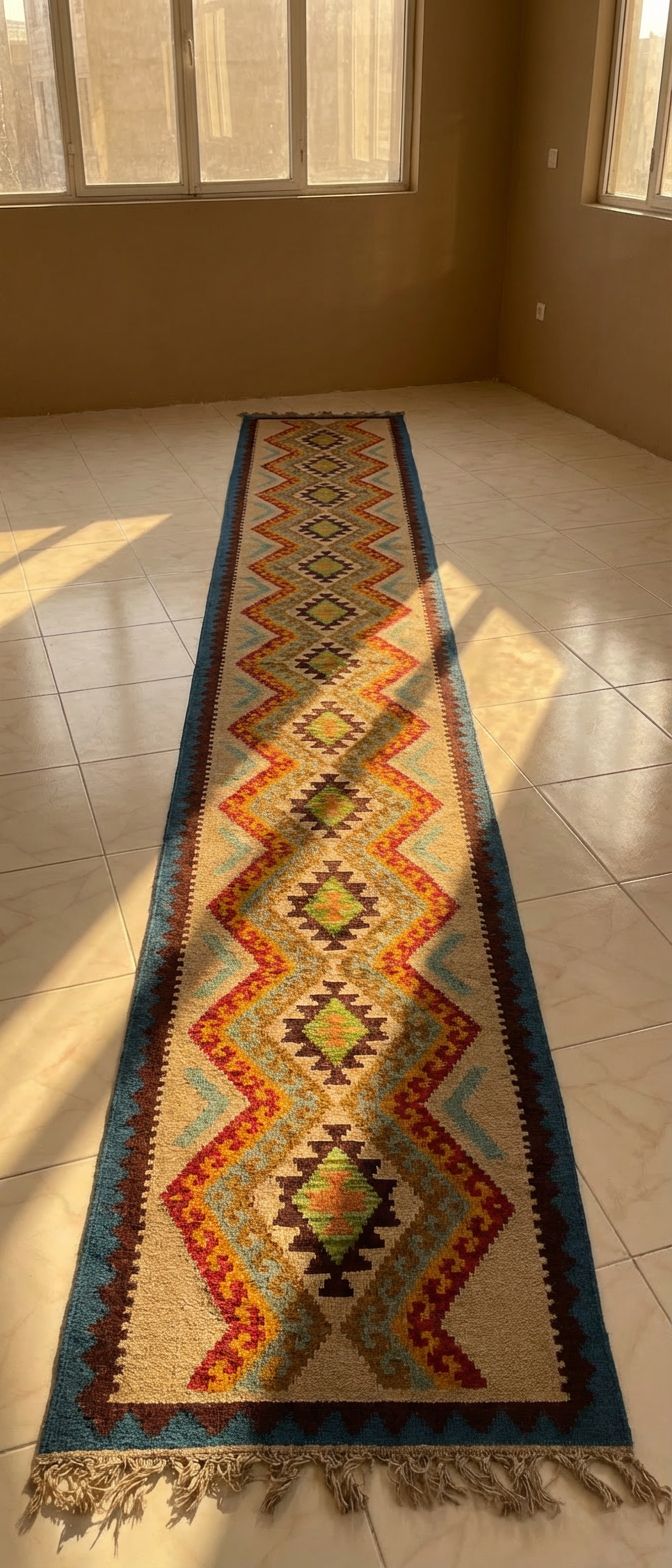 گلیم دستبافت سنتی عشایری