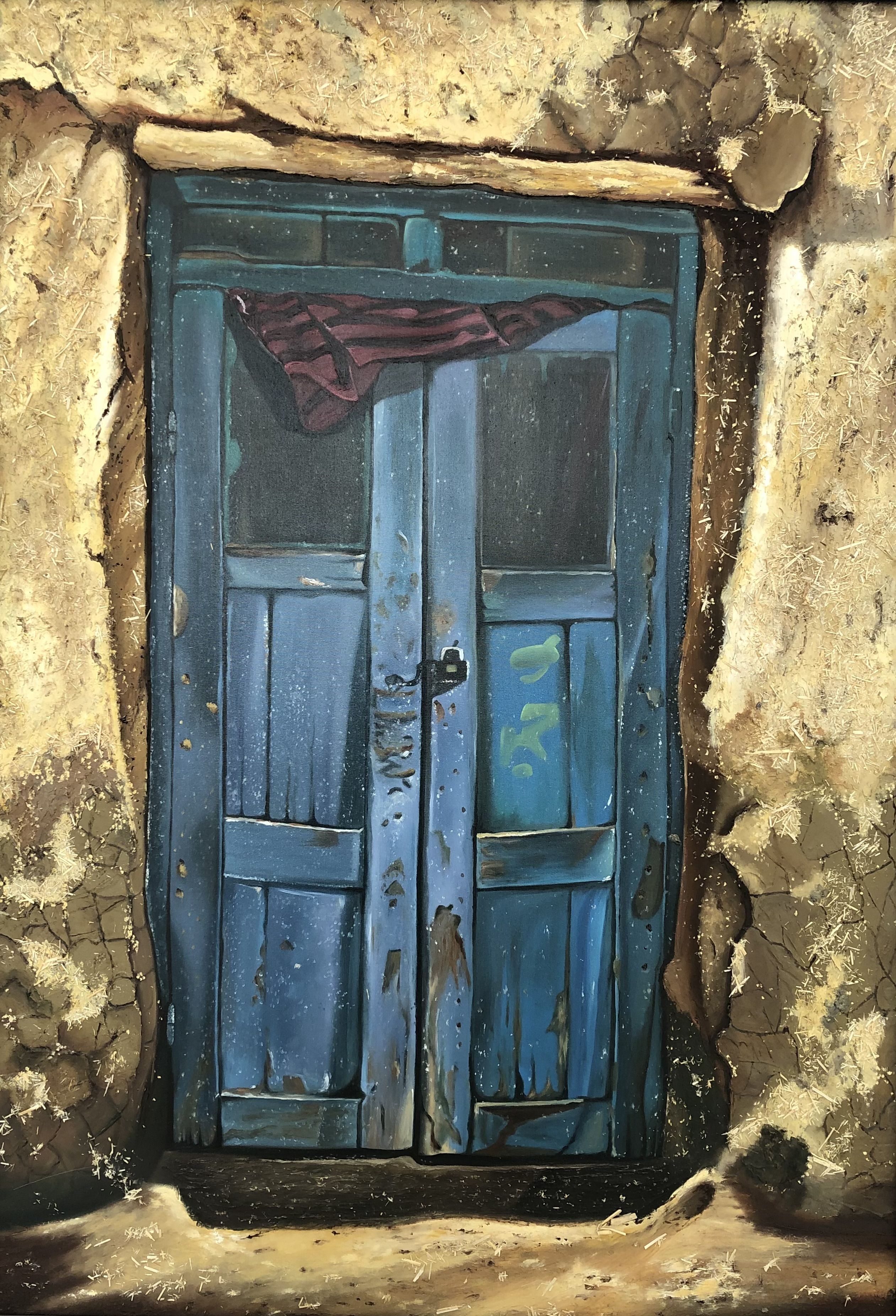 تابلوی نقاشی اورجینال با بافت سه‌بعدی