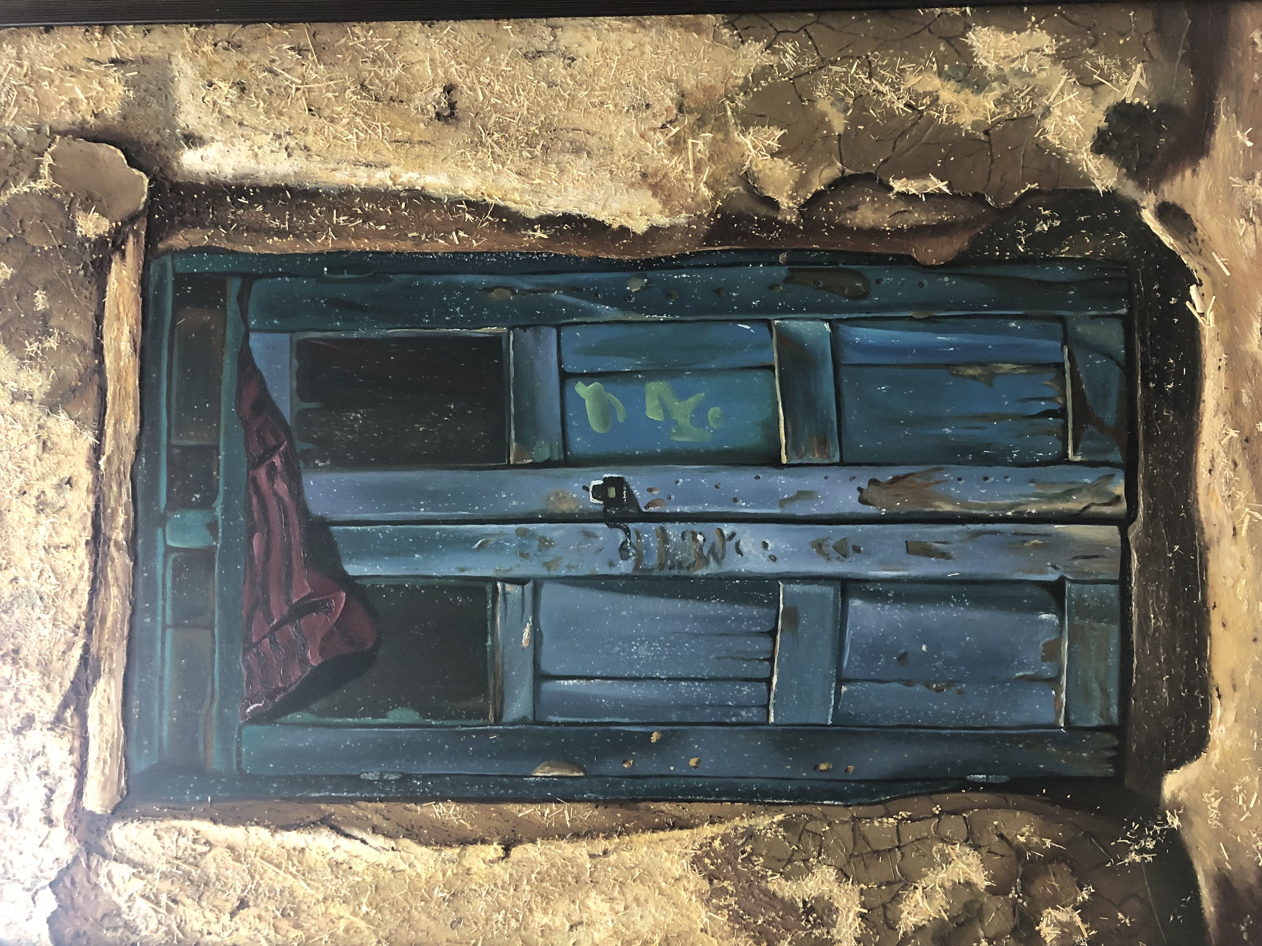 تابلوی نقاشی اورجینال با بافت سه‌بعدی