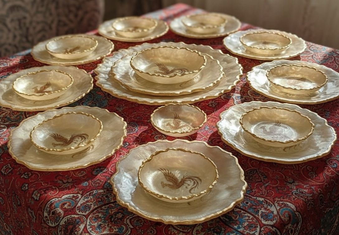 ظروف پذیرایی رزینی کالکشن سیمرغ