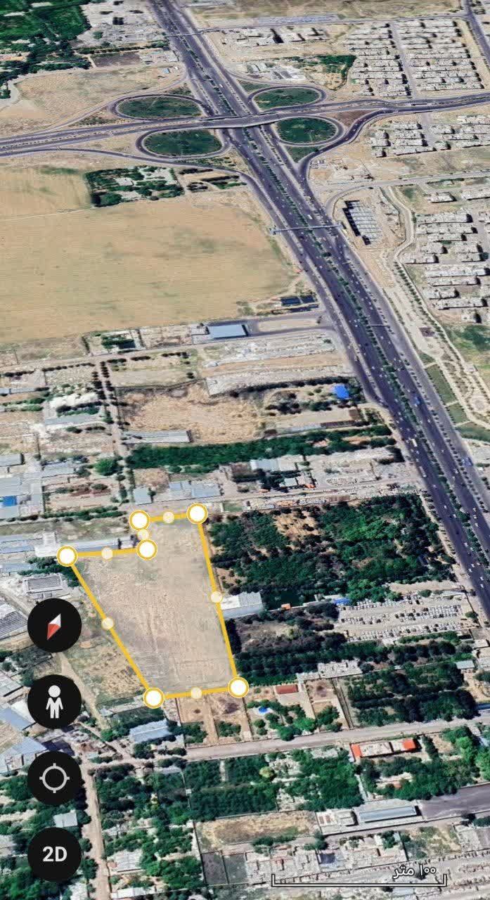 فروش زمین جهت مجتمع تجاری و گردشگری 