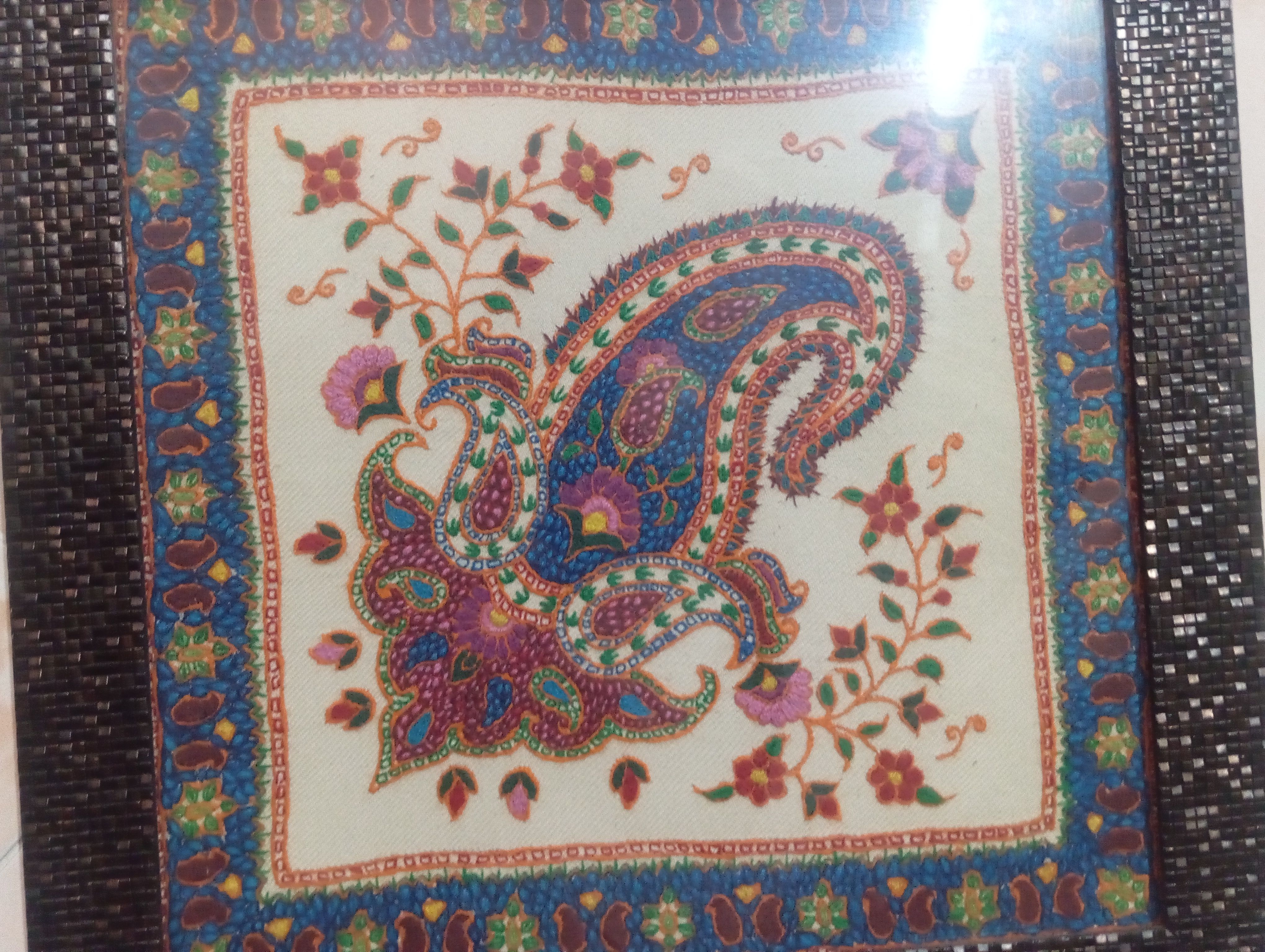 صنایع دستی پته دوزی کرمان