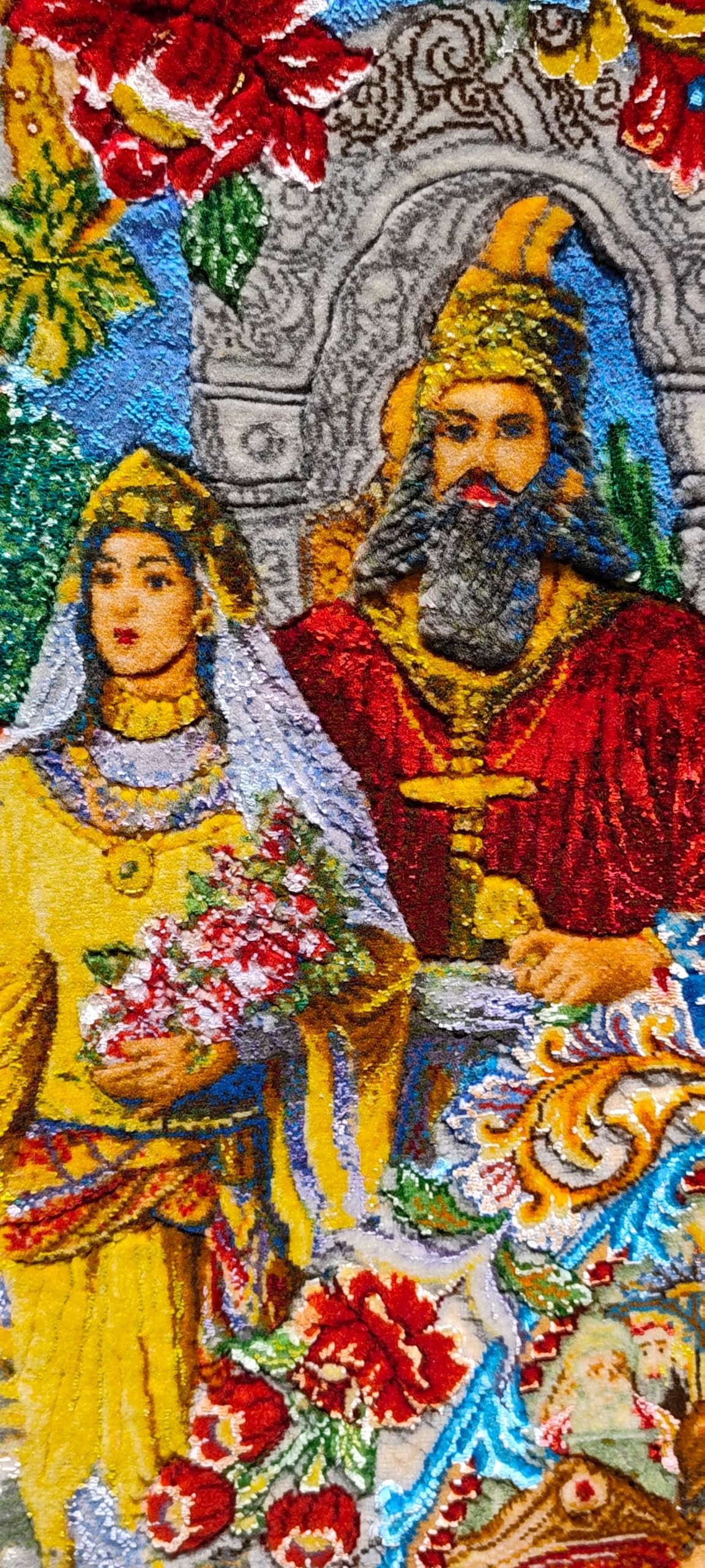 تابلو فرش دستباف سلاطین ایران زمین
