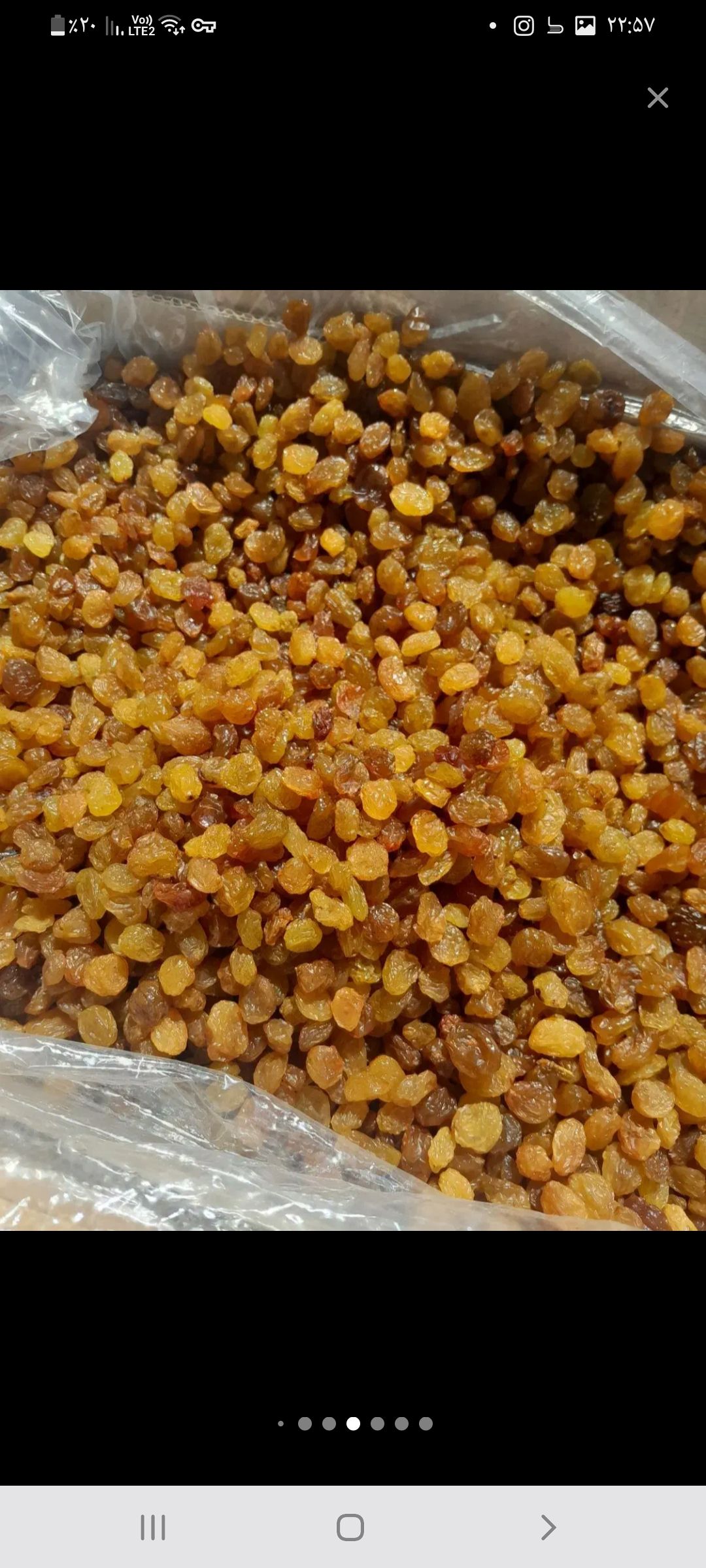 کشمش پلویی اعلا طلایی 