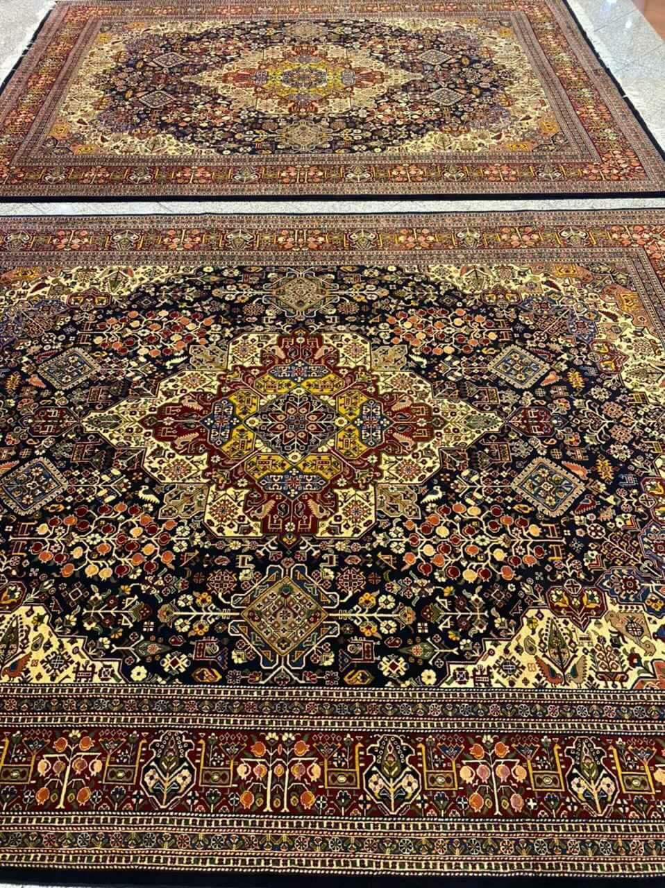 فرش نفیس دستباف تمام پشم 