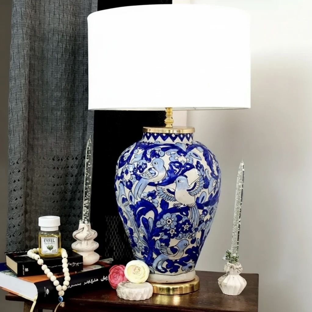 گلدان و آباژور دست ساز