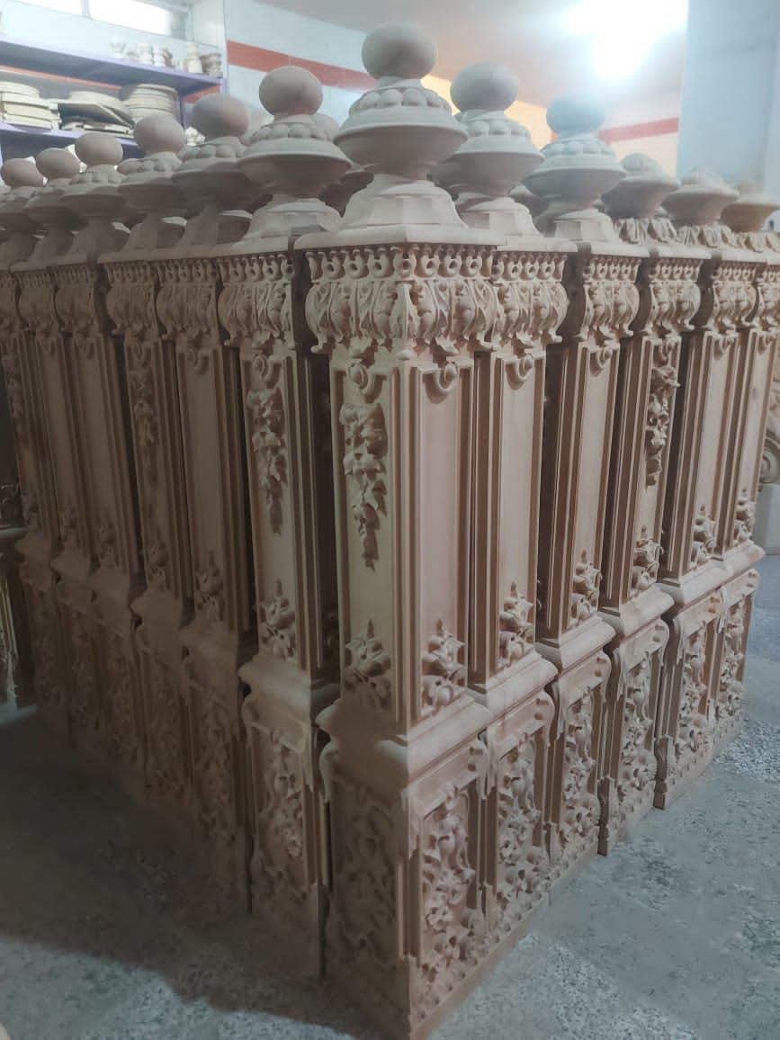 نرده و ظروف چوبی