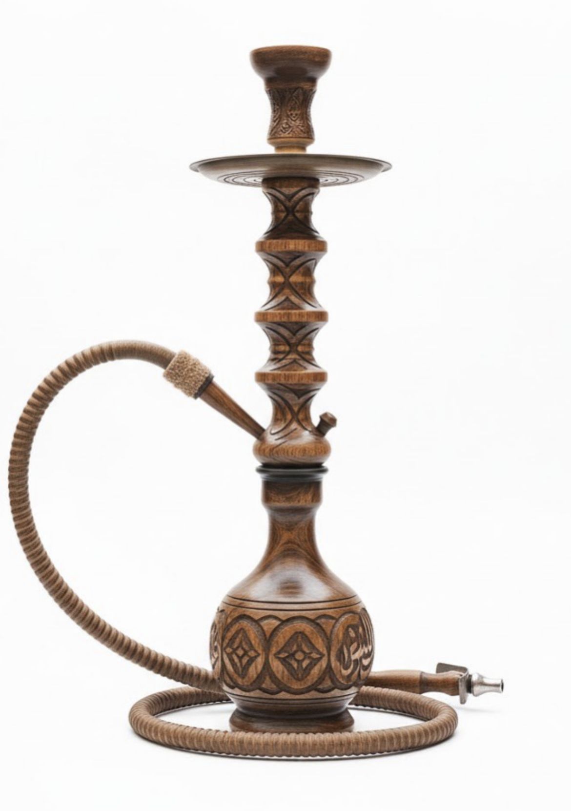 فروش قلیان چوبی کار دست با طرح دلخواه