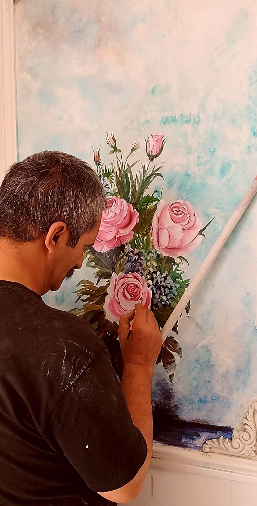 نقاشی ساختمان،پتینه کار ،دیوار نگاری