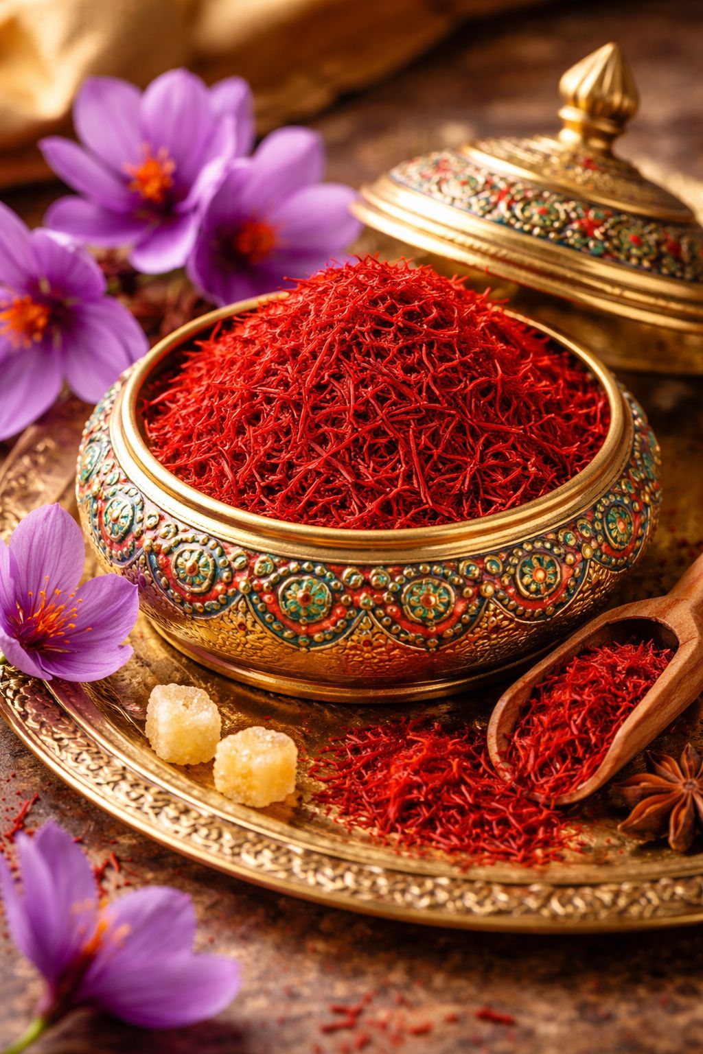 زعفران، عسل و عرقیات گیاهی 100٪ اصل