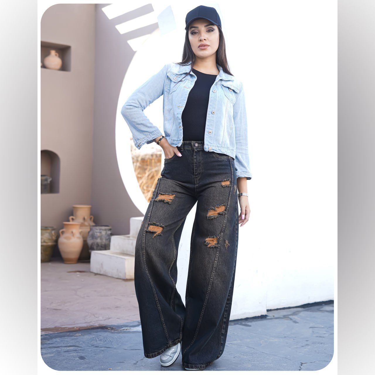 شلوار جین شافل