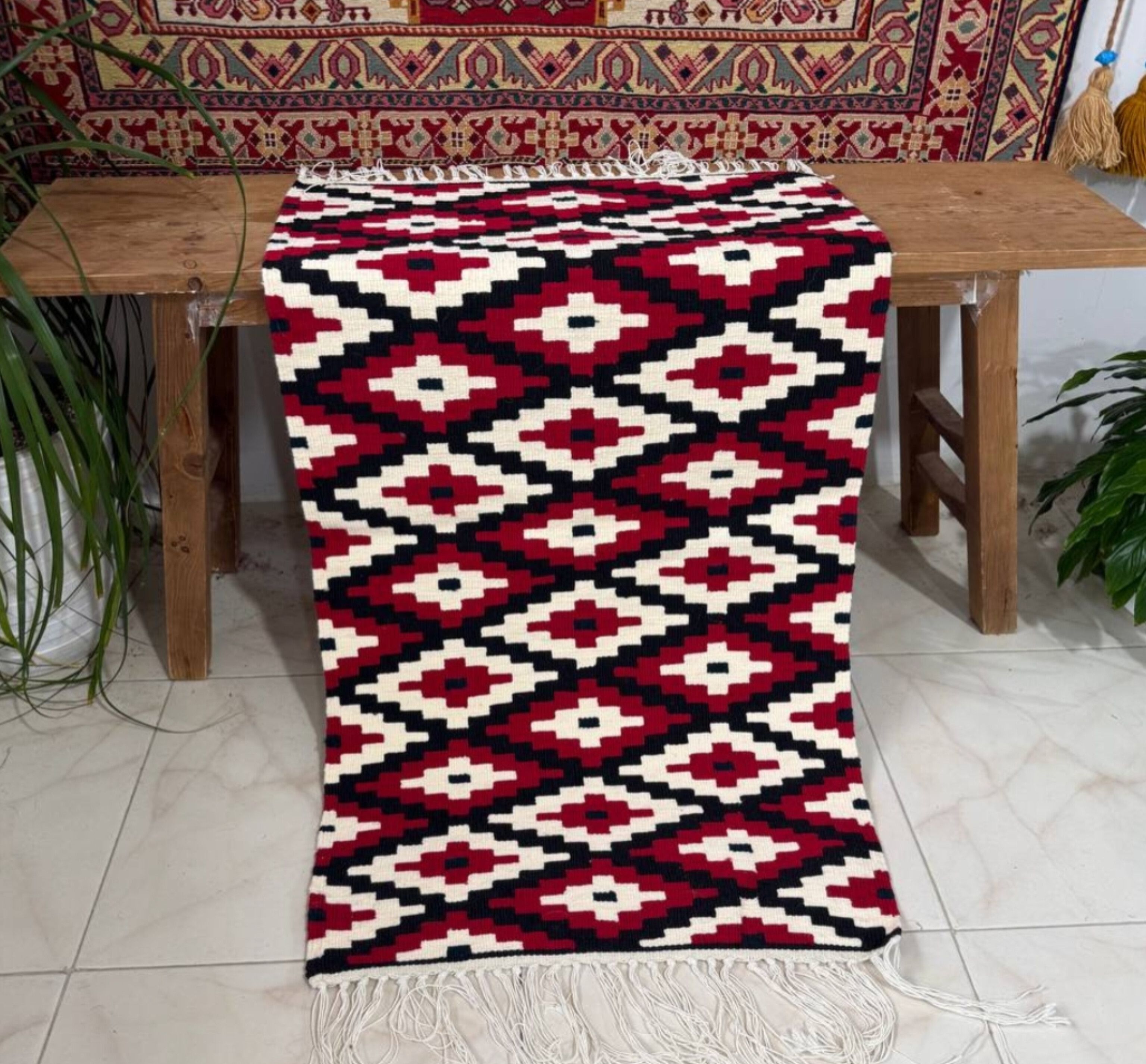 گلیم دستبافت سنتی عشایری