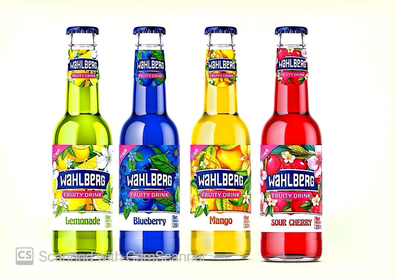 نوشابه گازدار میوه ای در طعم های متنوع