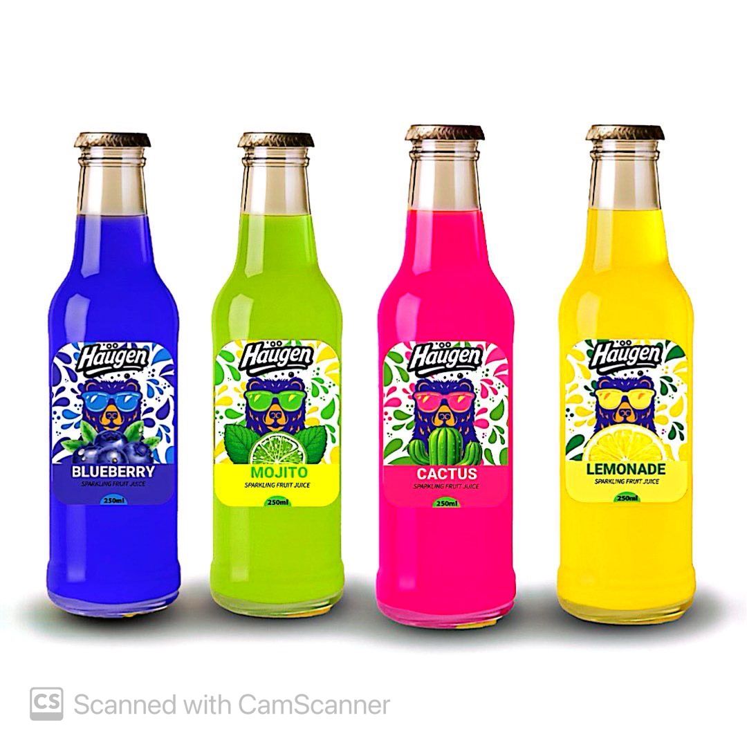 نوشابه گازدار میوه ای در طعم های متنوع