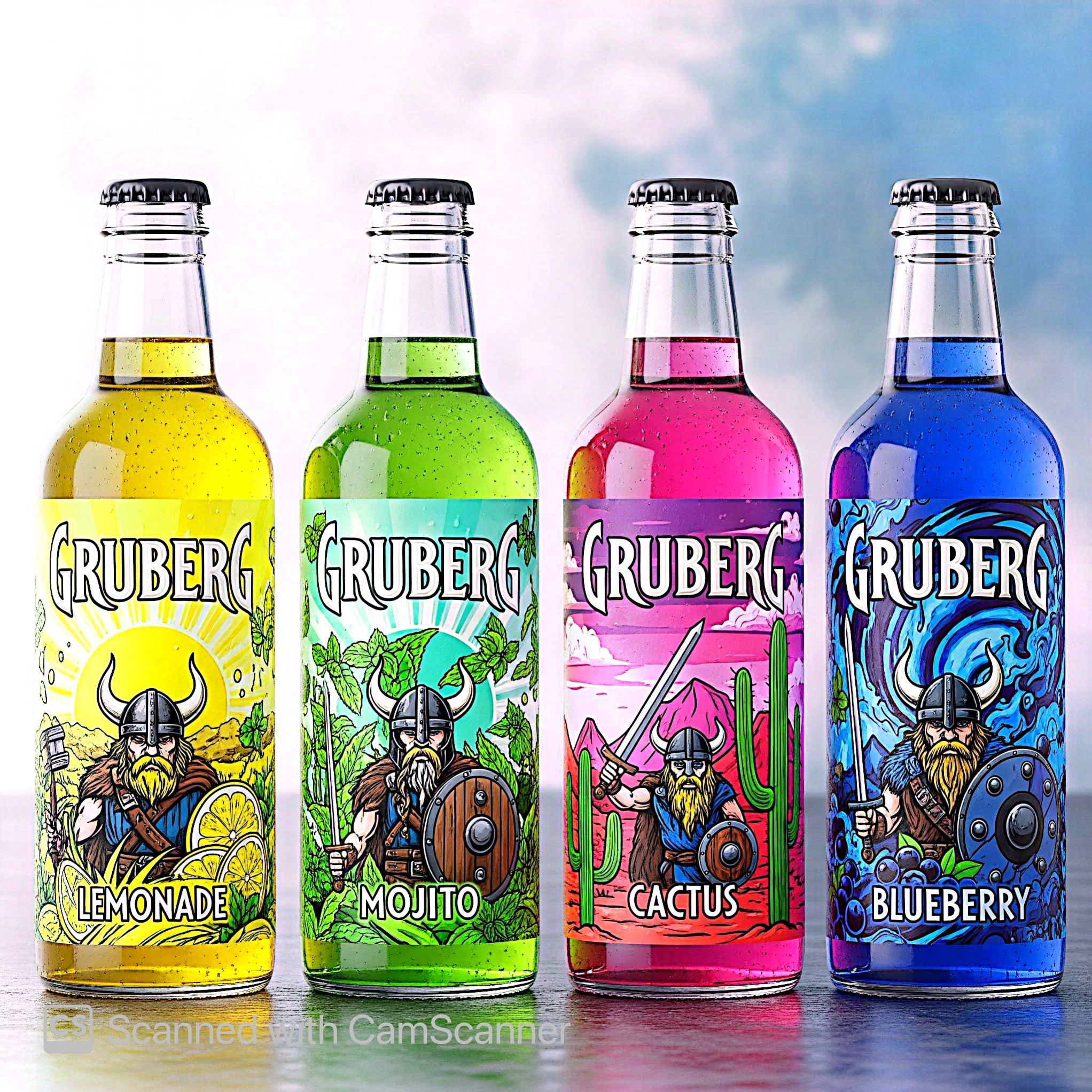 نوشابه گازدار میوه ای در طعم های متنوع