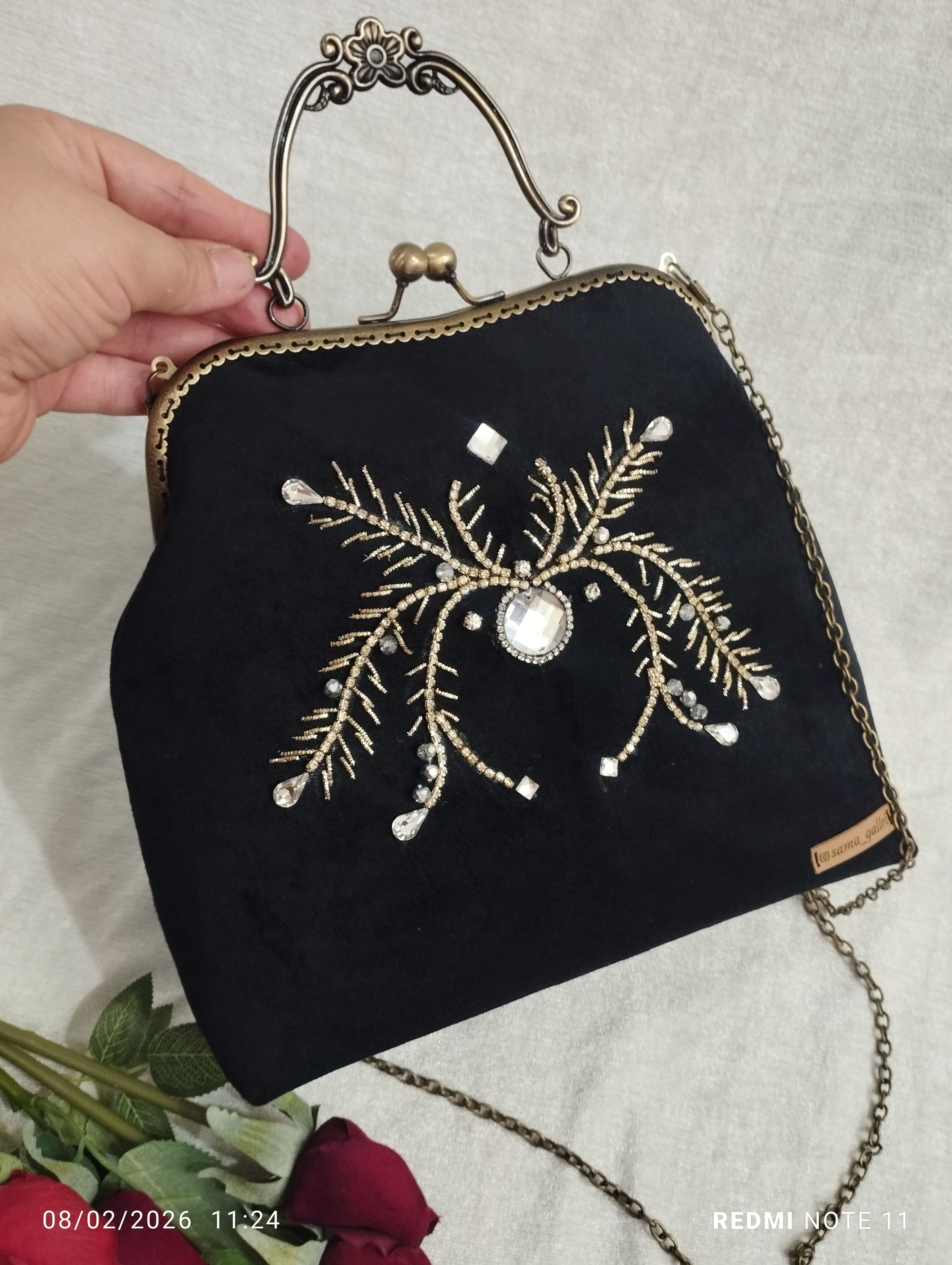 کیف مجلسی جواهر دوزی 