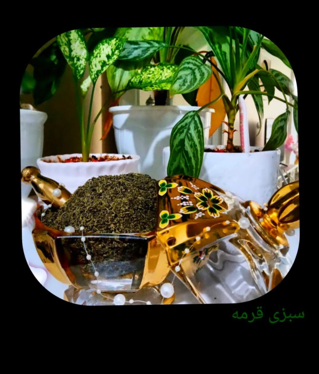 سبزی قرمه سرخ شده و خشک شده نیشابور 