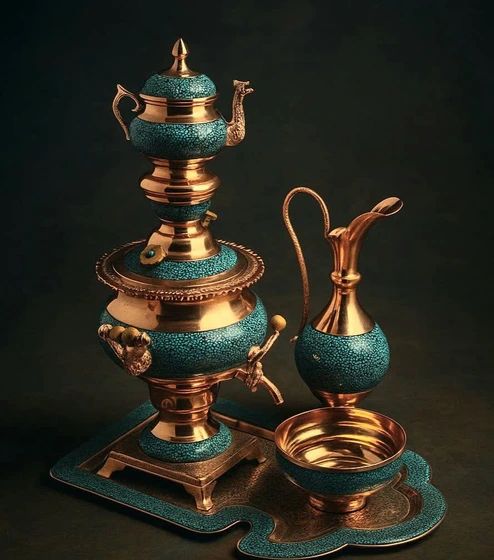 سماور فیروزه‌کوب 