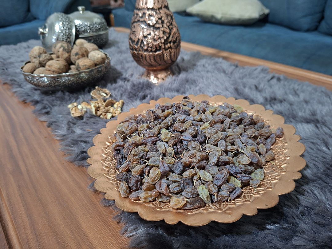 بادام  درختی ،کشمش و گردو درجه یک فارس