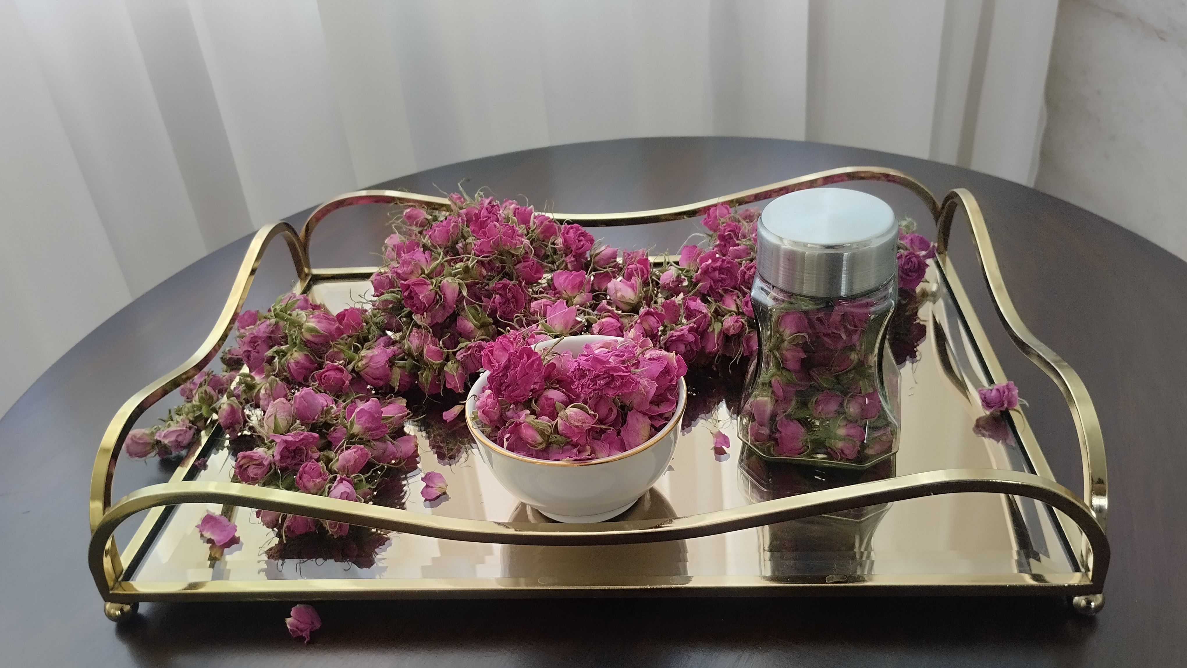 گل محمدی خشک شده طبیعی