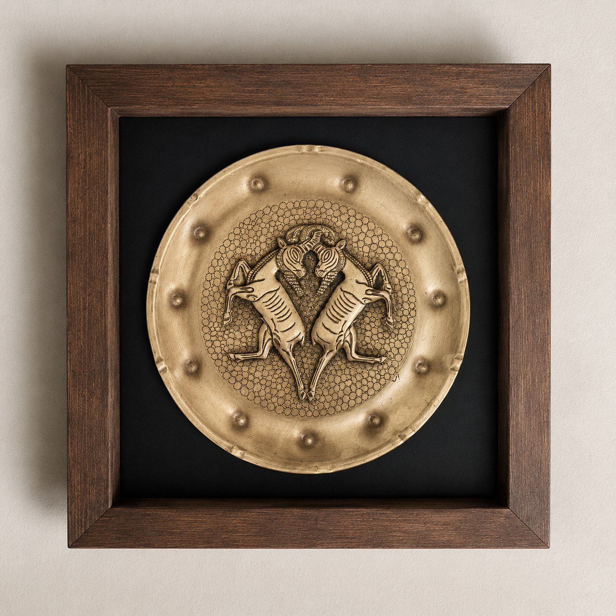 Authentic Persian Brass Wall Art 