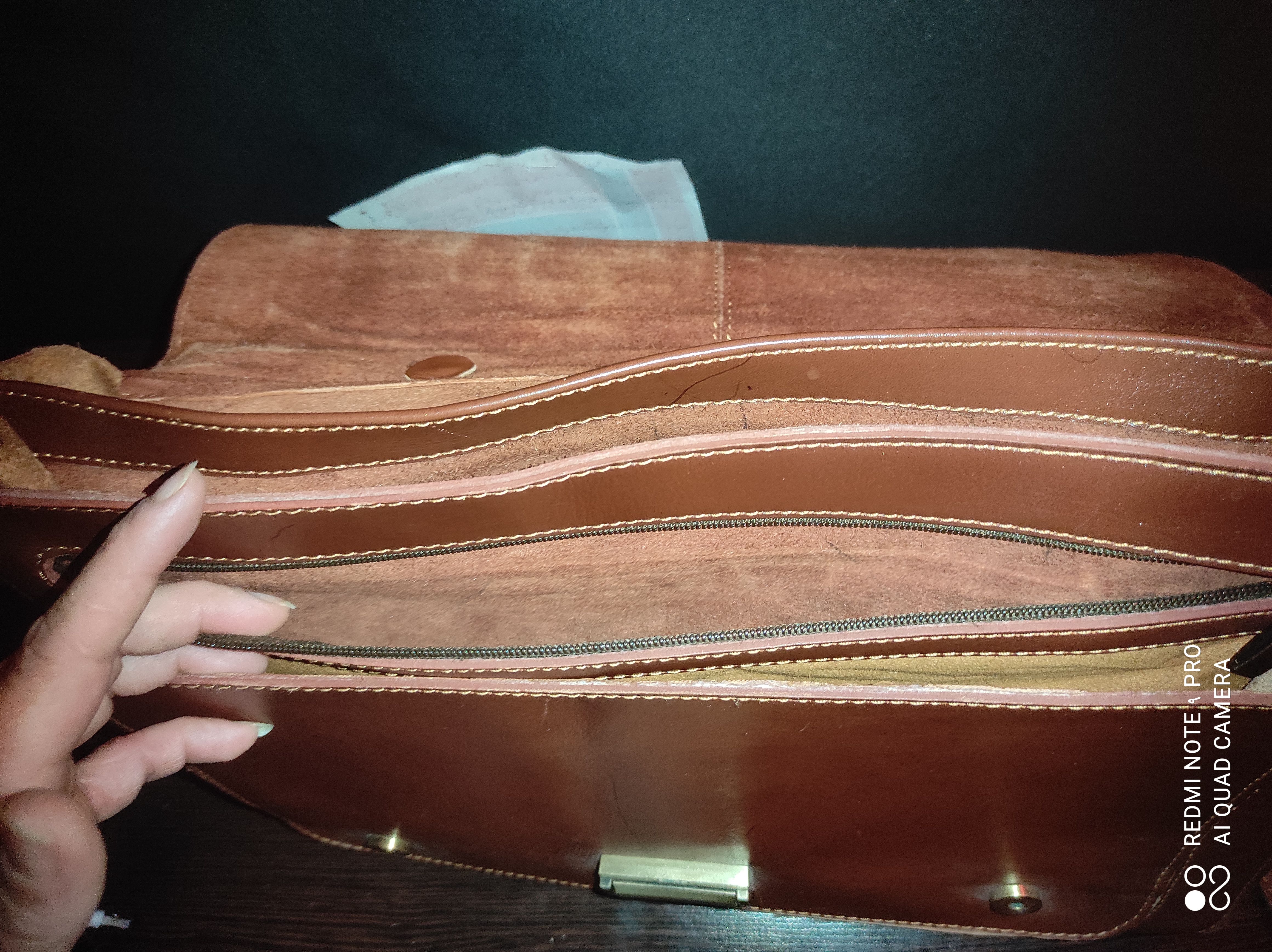 Genuine Tabriz Leather Briefcase 
