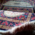 فرش ابریشم قم _اصیل ایرانی 